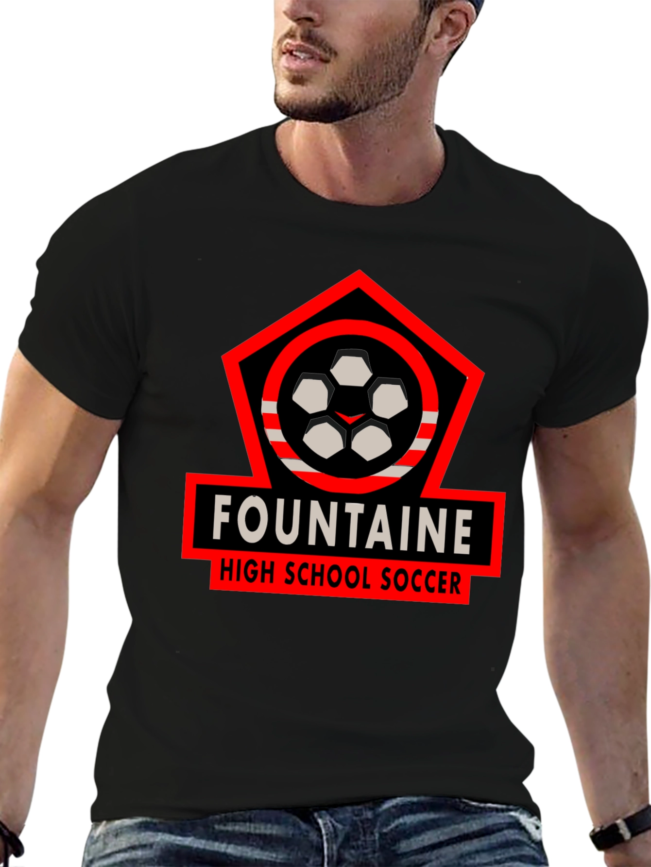 Fountaine High School Soccer Team T-Shirt