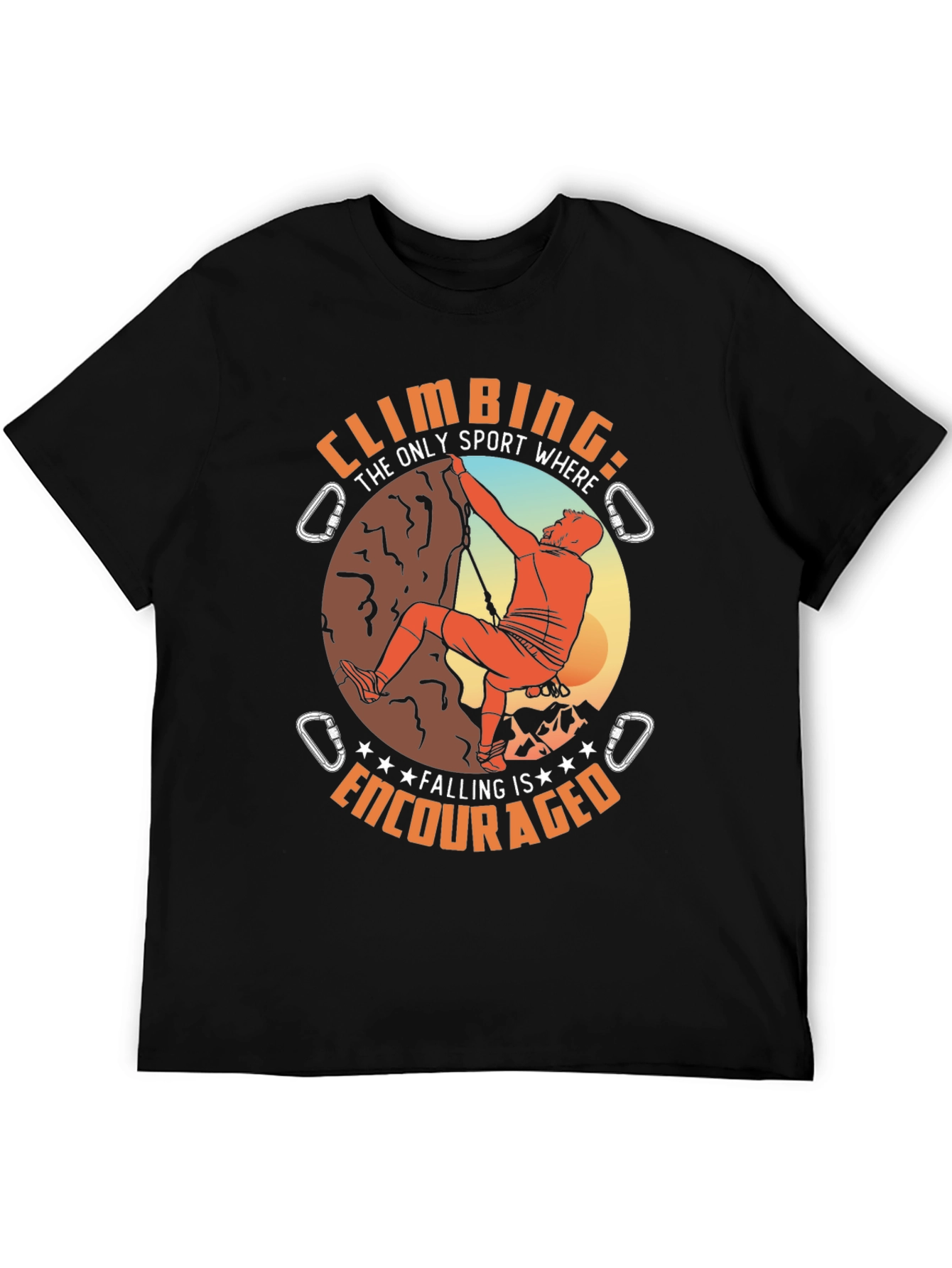 Climbing Encouraged Graphic Tee - Rock Climbing T-Shirt