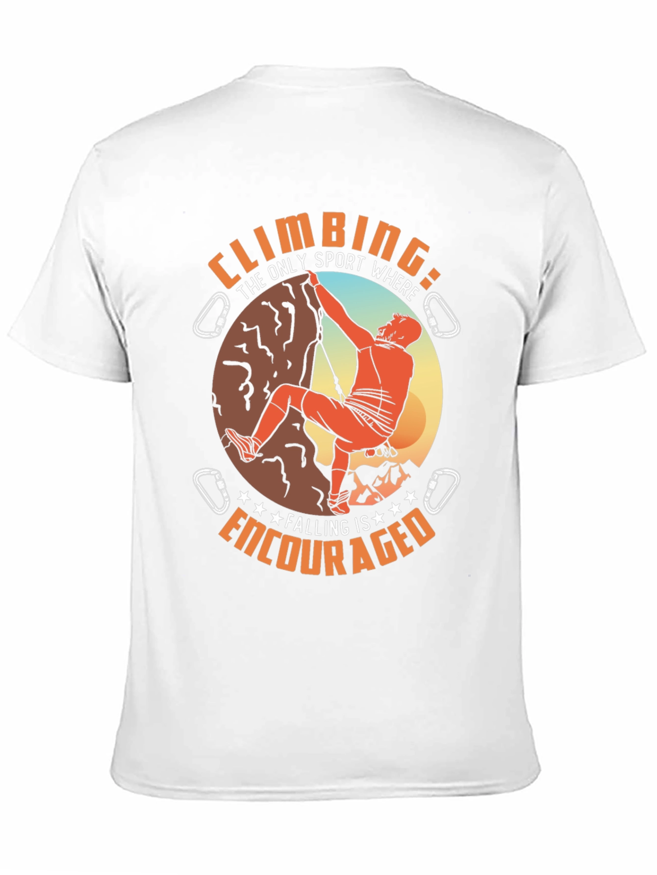 Climbing Encouraged Graphic Tee - Rock Climbing T-Shirt