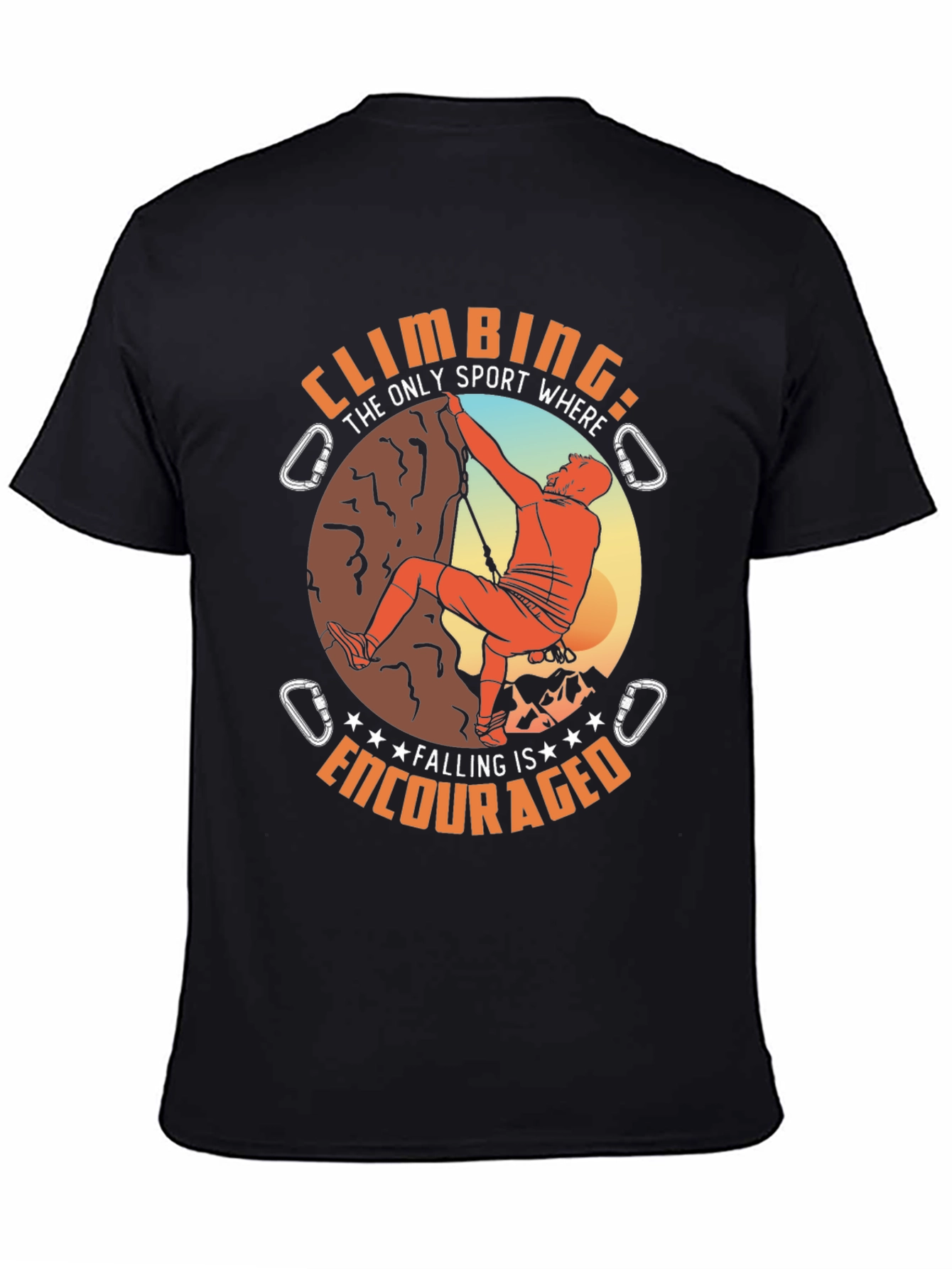 Climbing Encouraged Graphic Tee - Rock Climbing T-Shirt