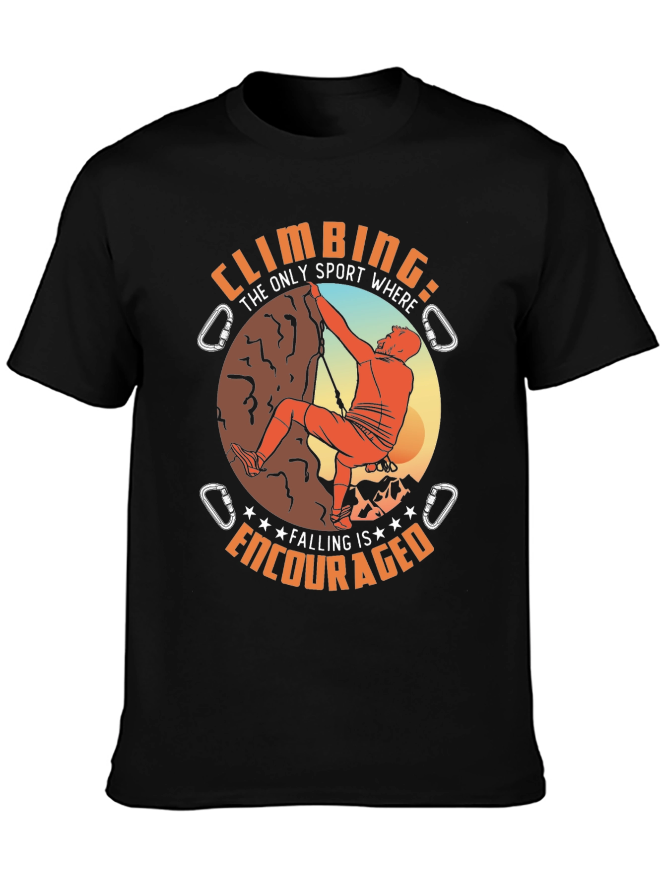 Climbing Encouraged Graphic Tee - Rock Climbing T-Shirt