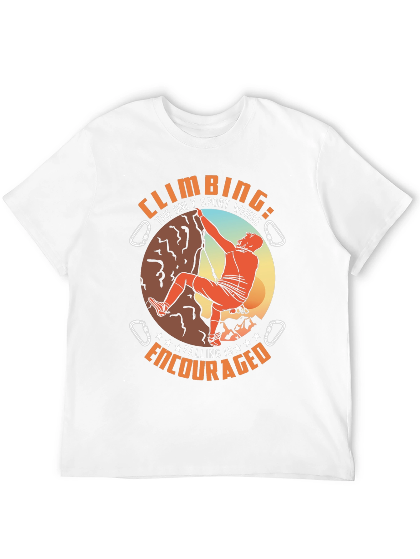 Climbing Encouraged Graphic Tee - Rock Climbing T-Shirt