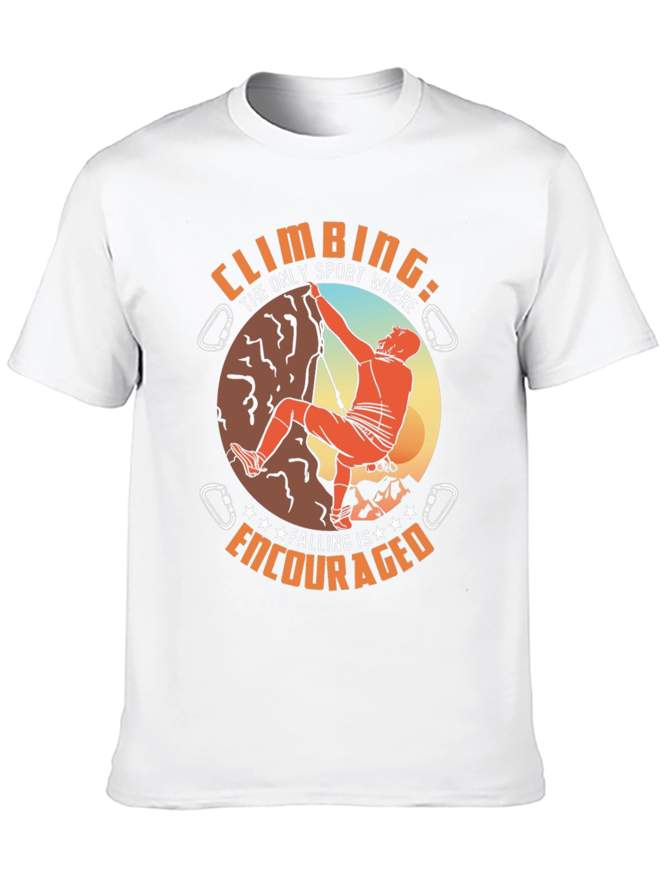 Climbing Encouraged Graphic Tee - Rock Climbing T-Shirt