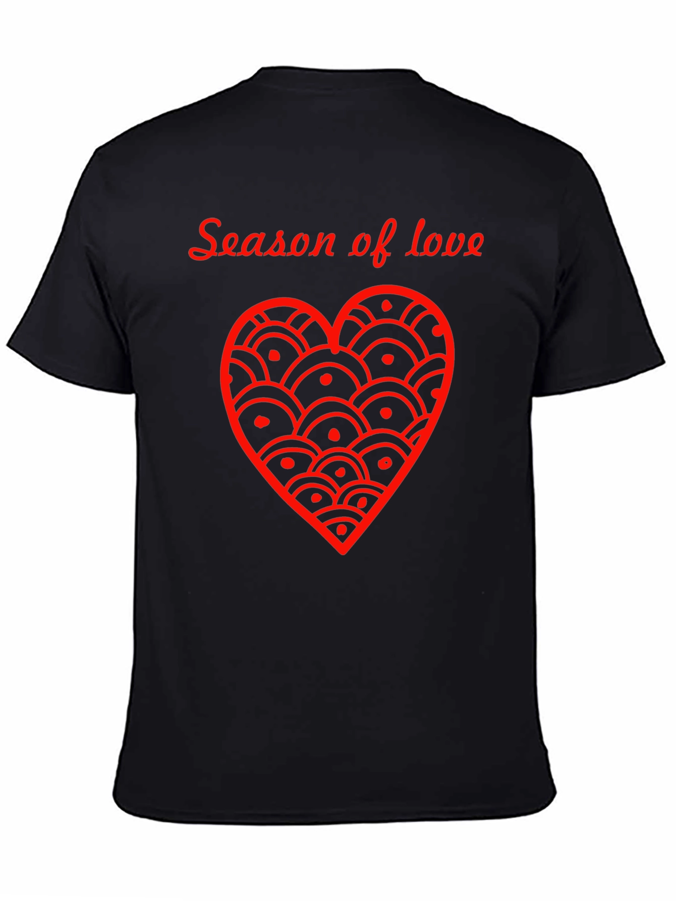 Season of Love Black T-Shirt
