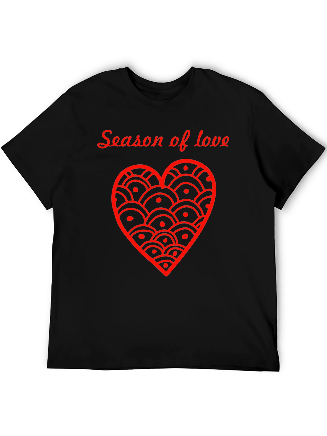 Season of Love Black T-Shirt