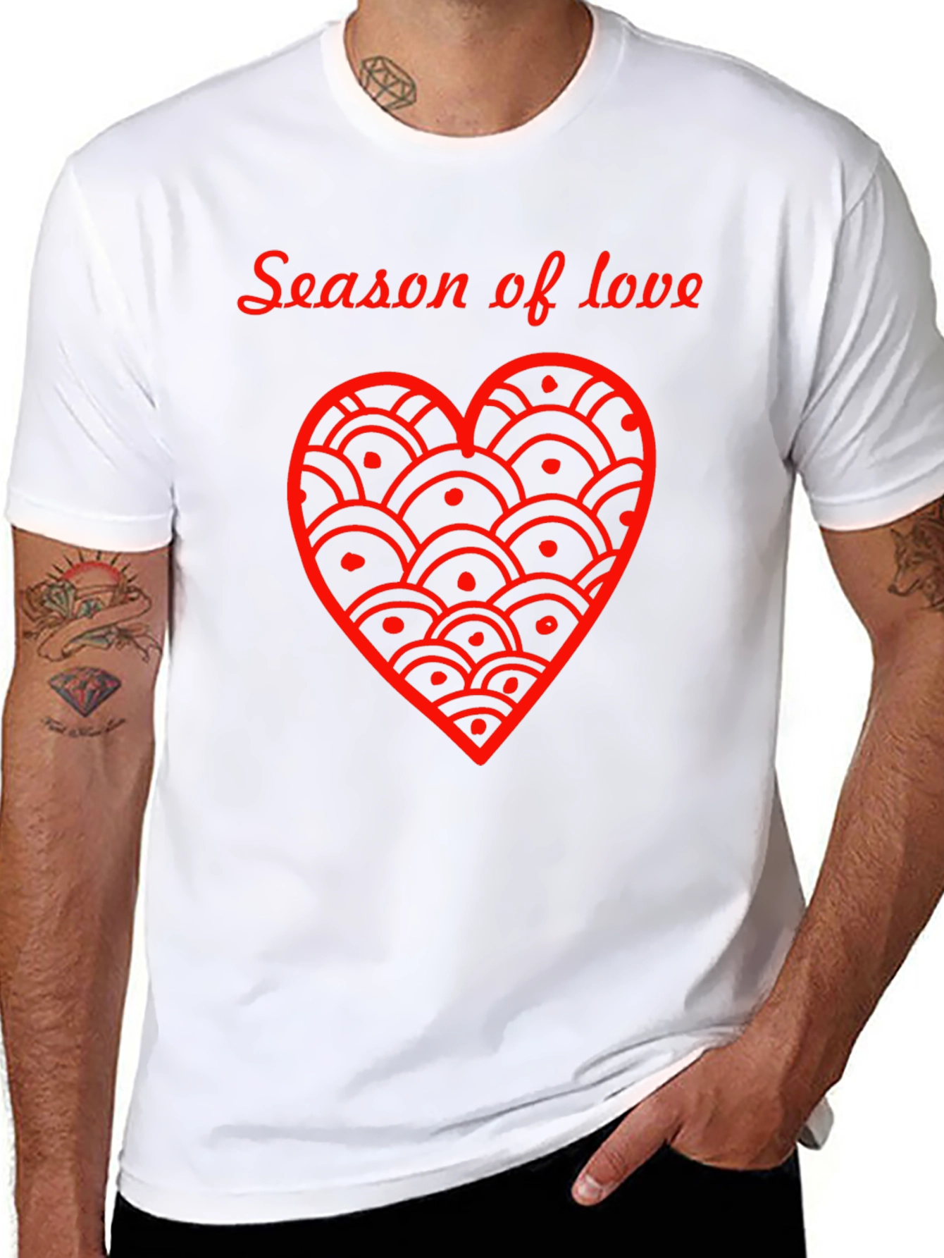 Season of Love Black T-Shirt