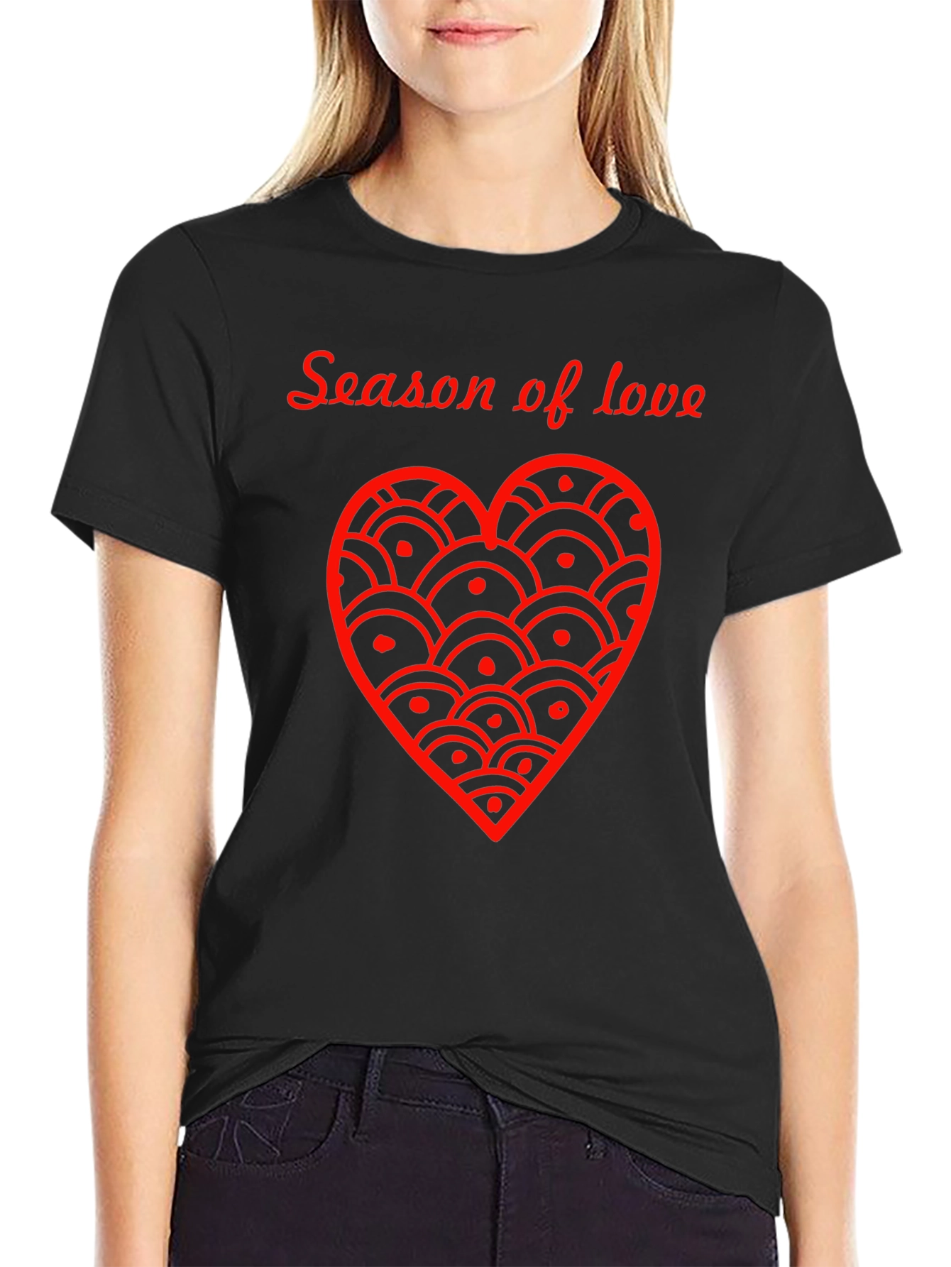 Season of Love Black T-Shirt