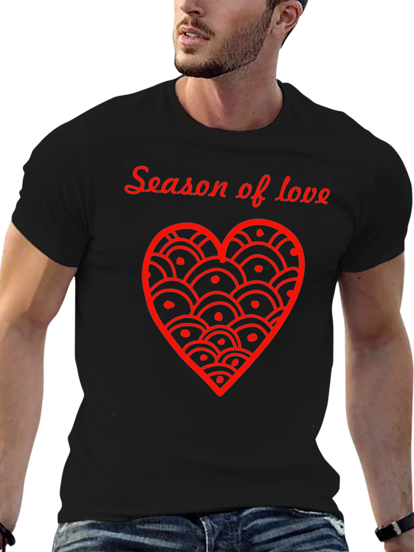 Season of Love Black T-Shirt