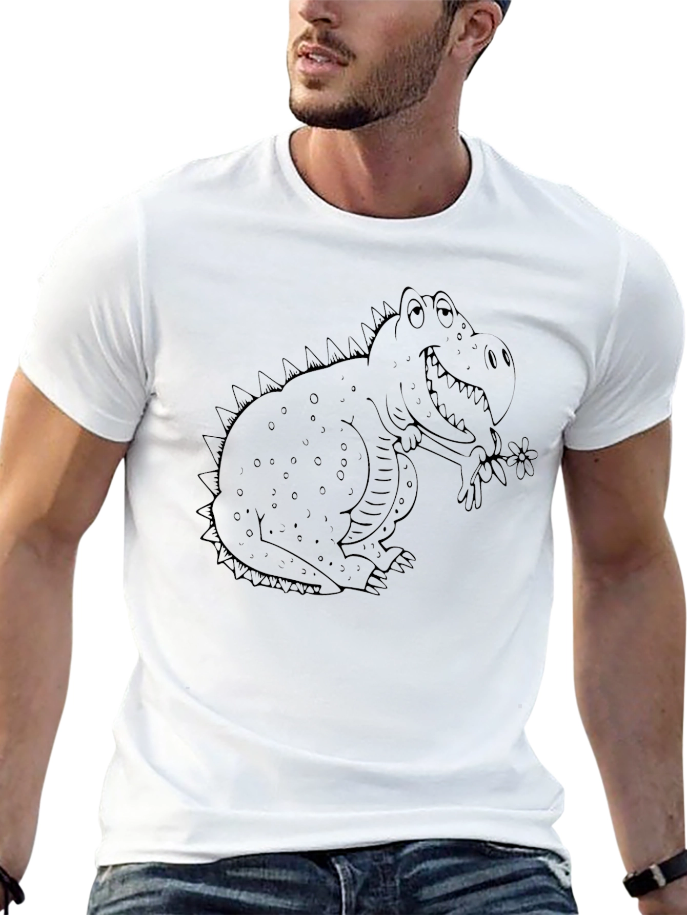 Dino Graphic Tee - Quirky Comfort