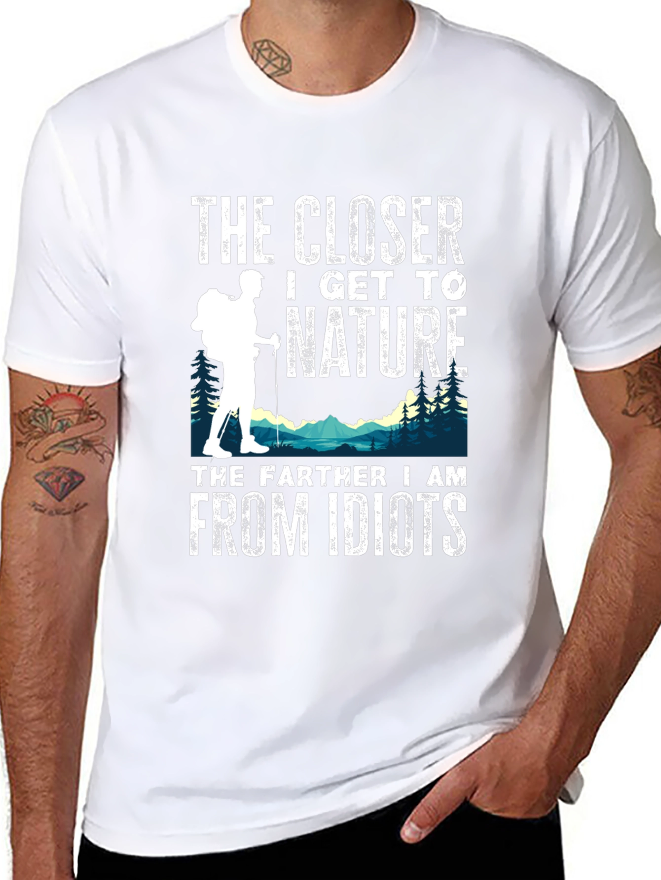 Nature Lover T-Shirt: The Closer I Get