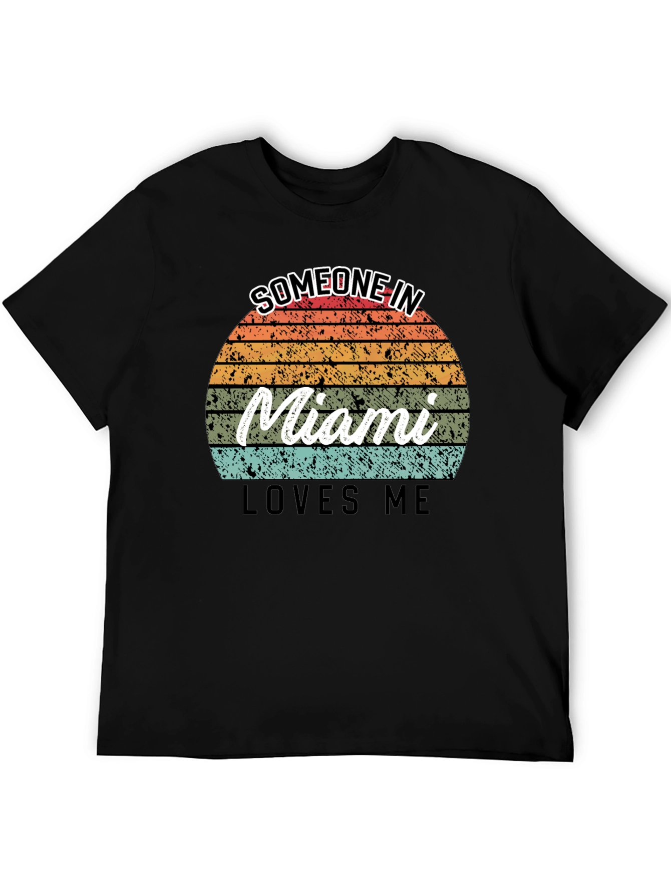 Someone in Miami Loves Me Retro T-Shirt