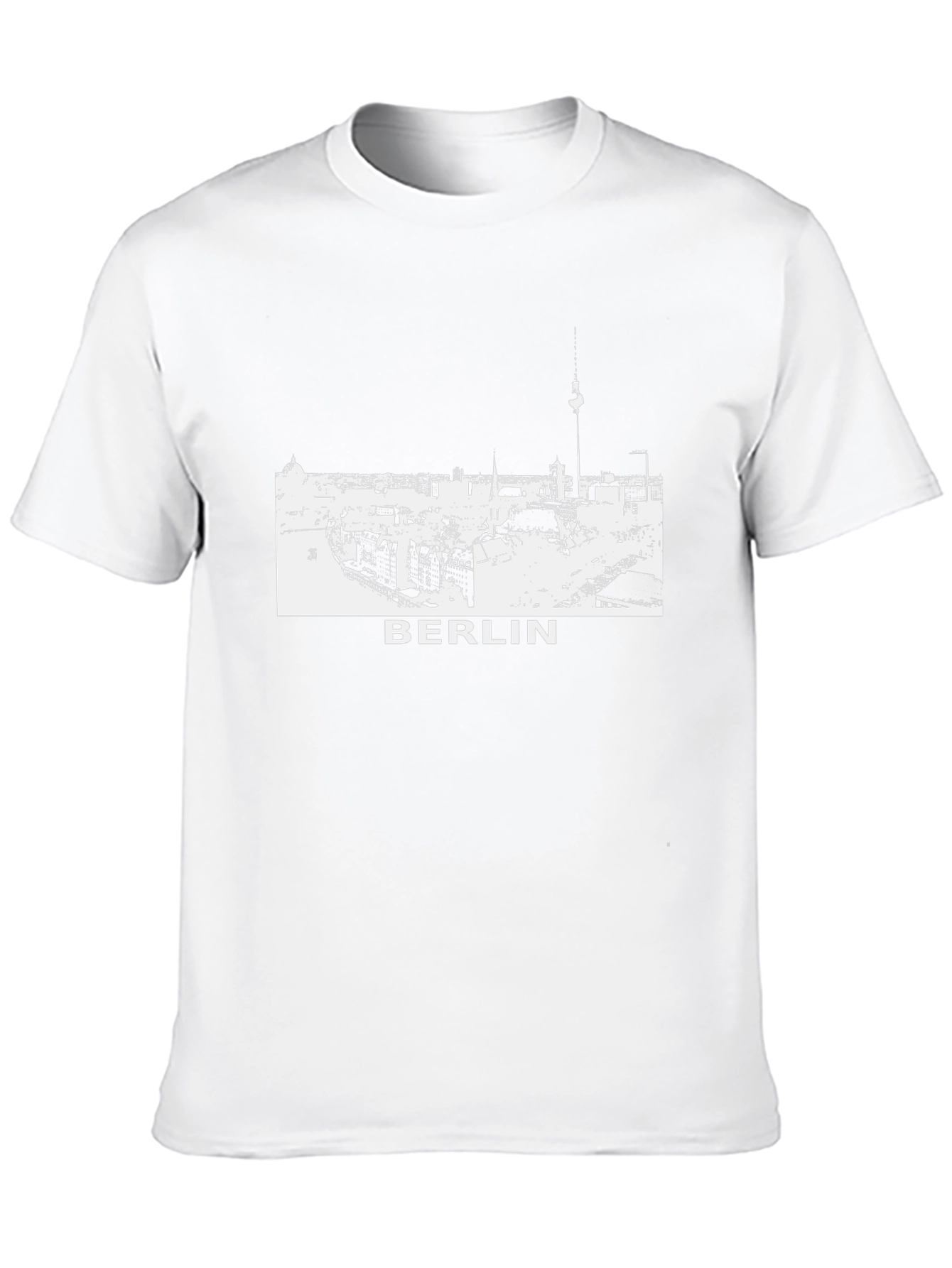 Berlin Skyline Graphic T-Shirt - Black
