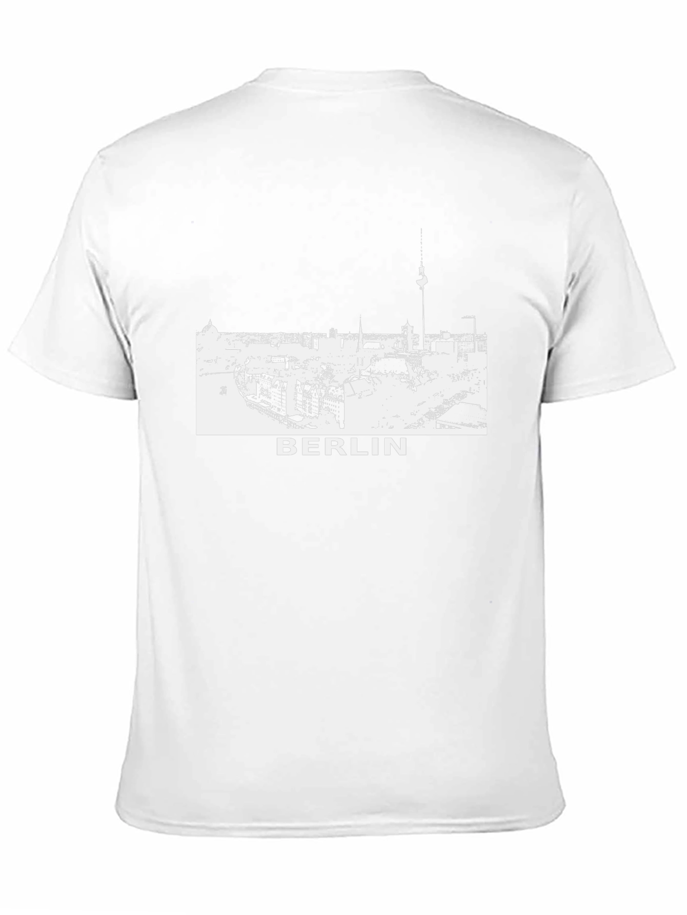 Berlin Skyline Graphic T-Shirt - Black