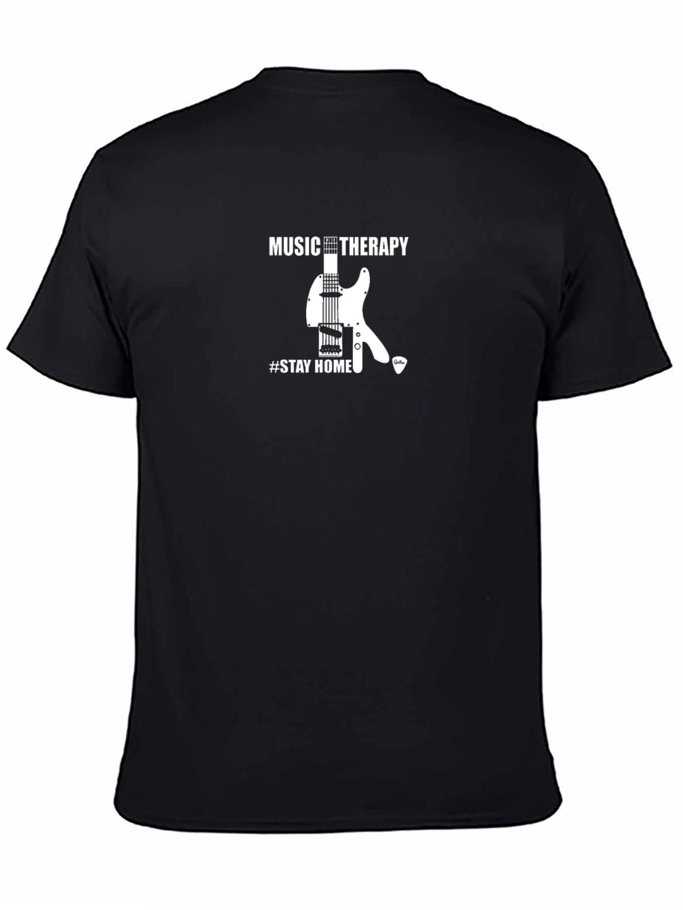 Music Therapy T-Shirt - Stay Home Play Guitar!