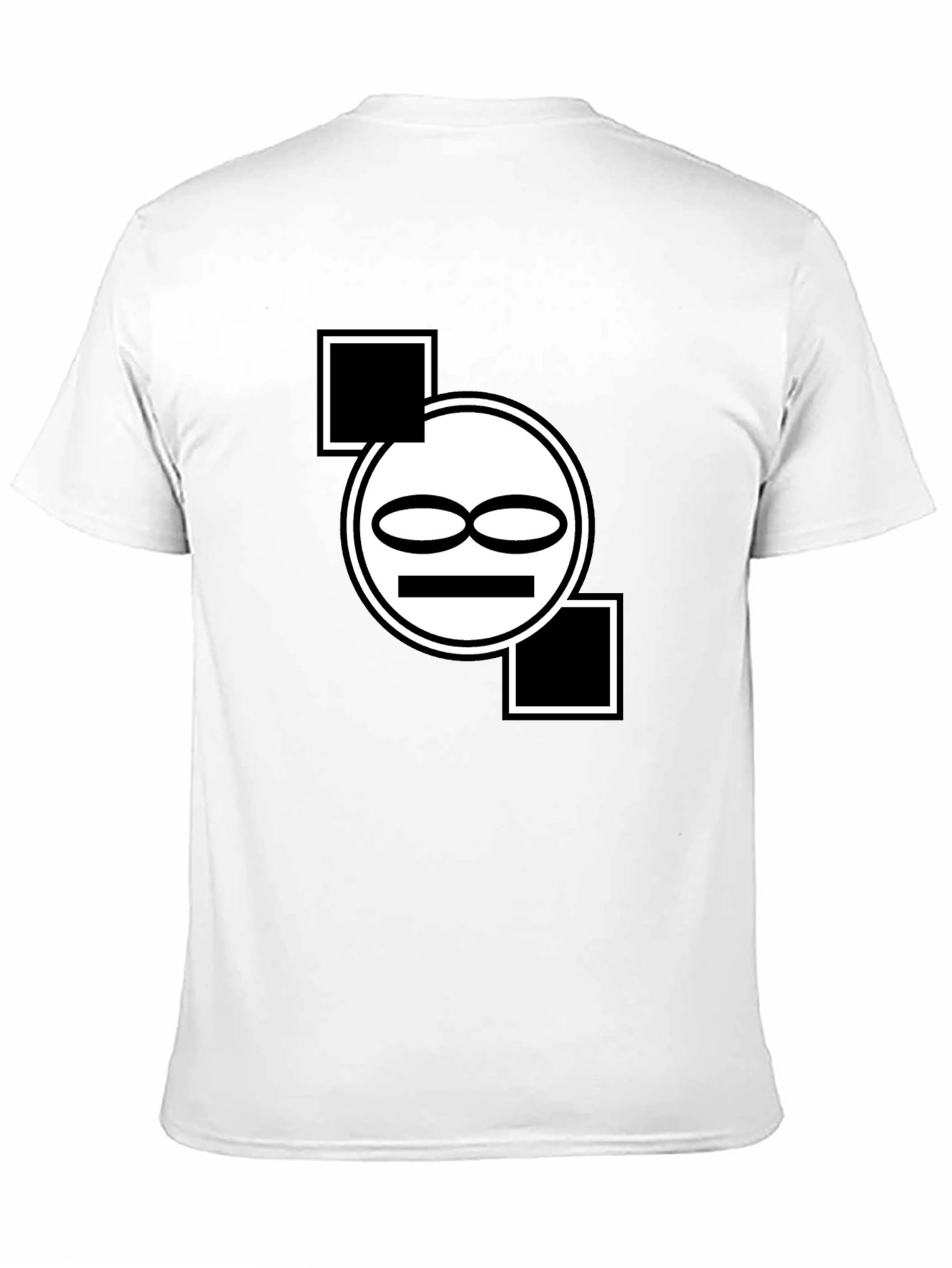 Abstract Graphic Print Black T-Shirt