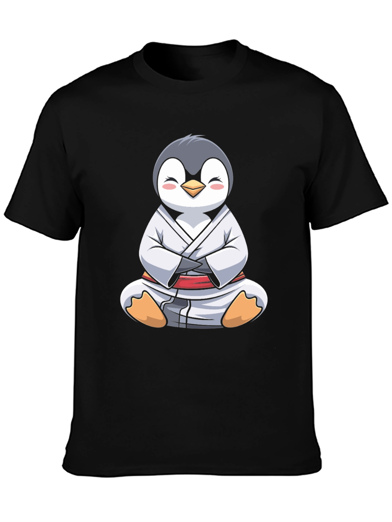 Penguin Jiu Jitsu Black T-Shirt