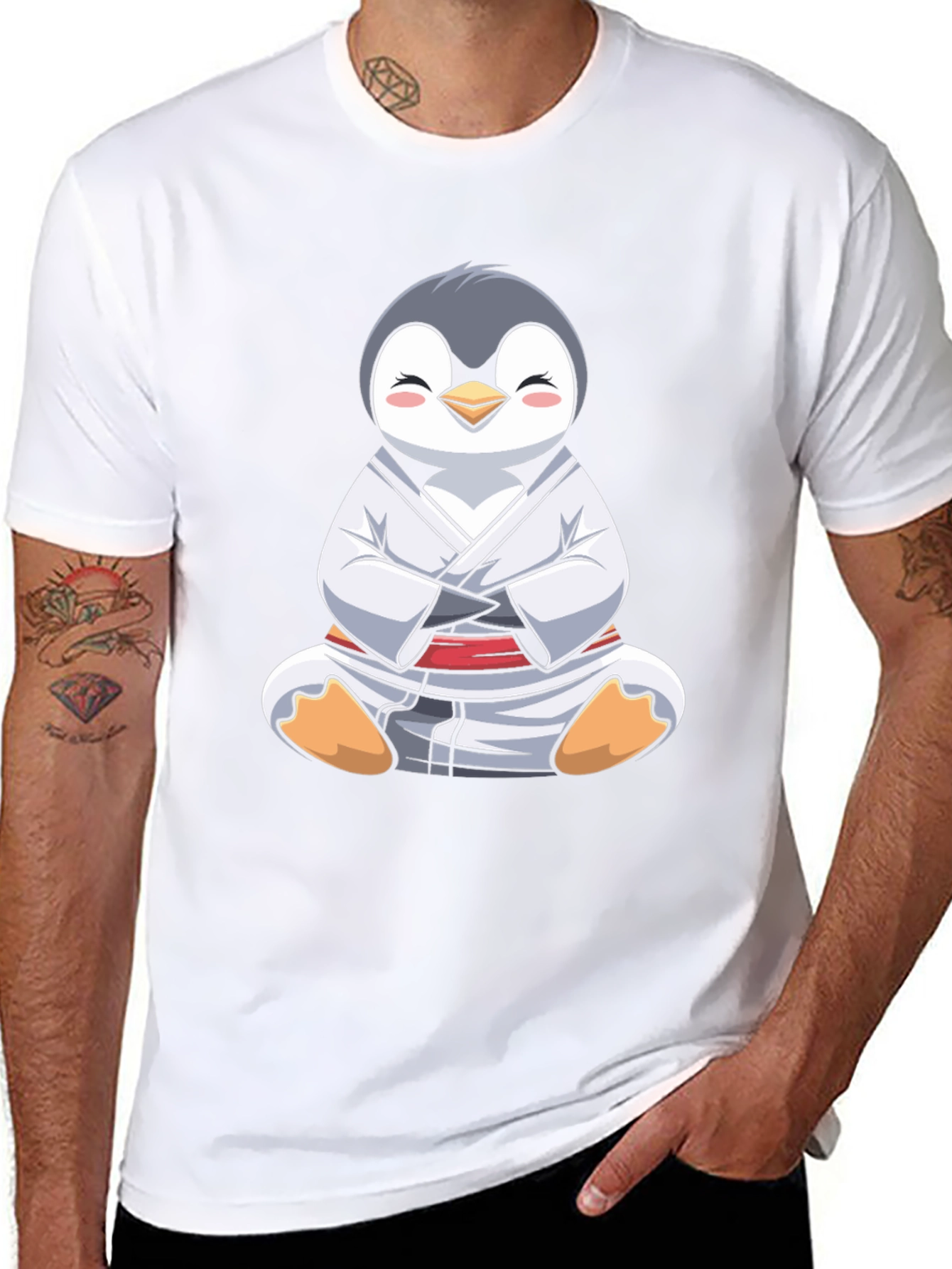 Penguin Jiu Jitsu Black T-Shirt