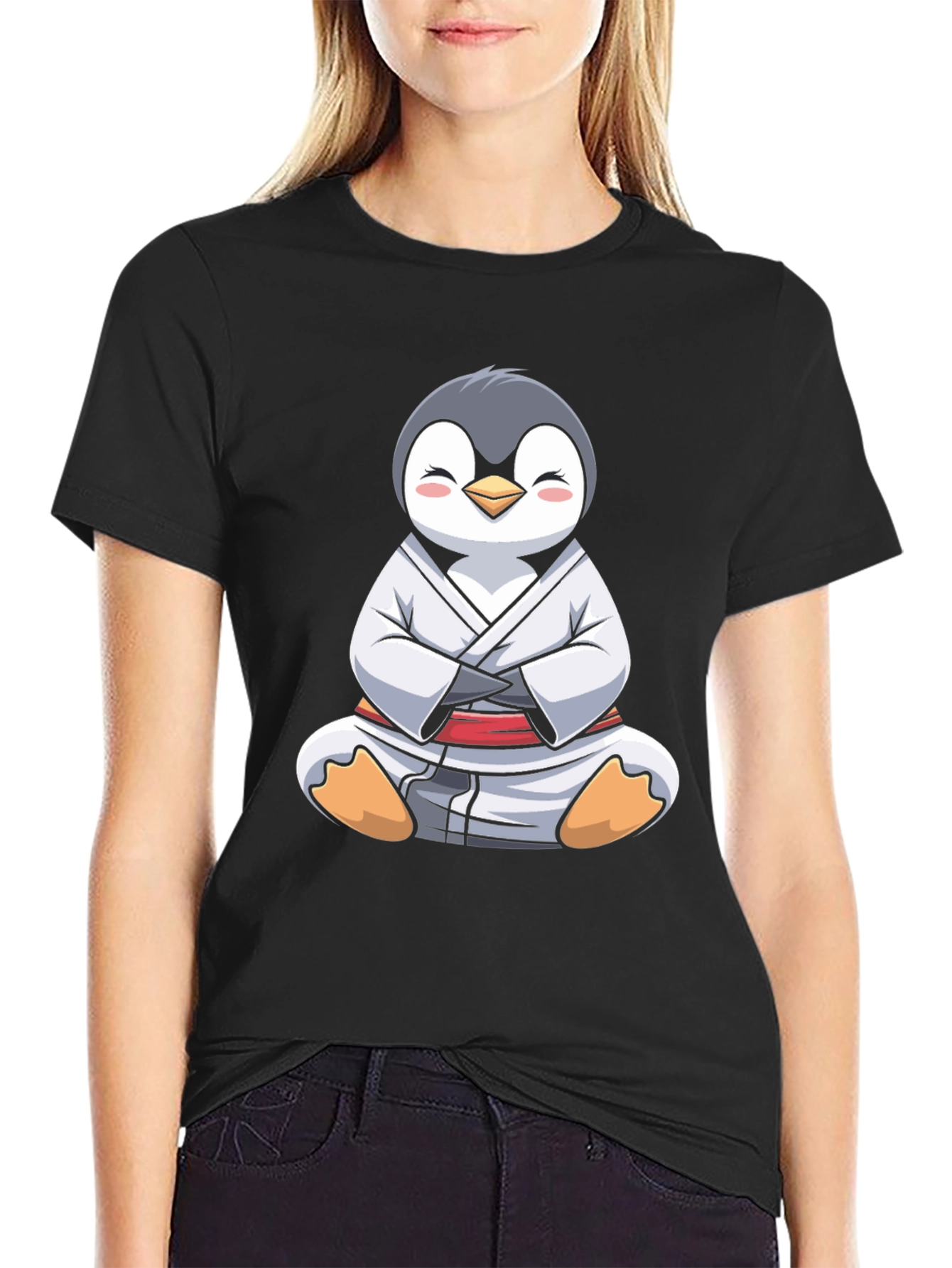 Penguin Jiu Jitsu Black T-Shirt