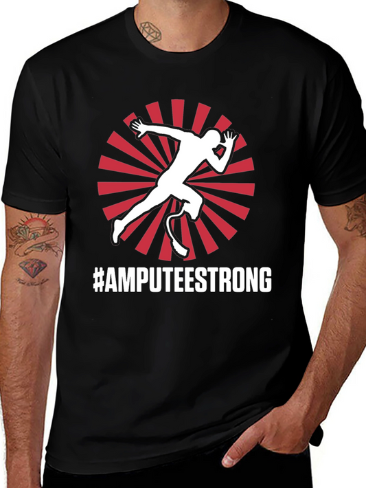 Amputee Strong Graphic T-Shirt - Inspirational Design