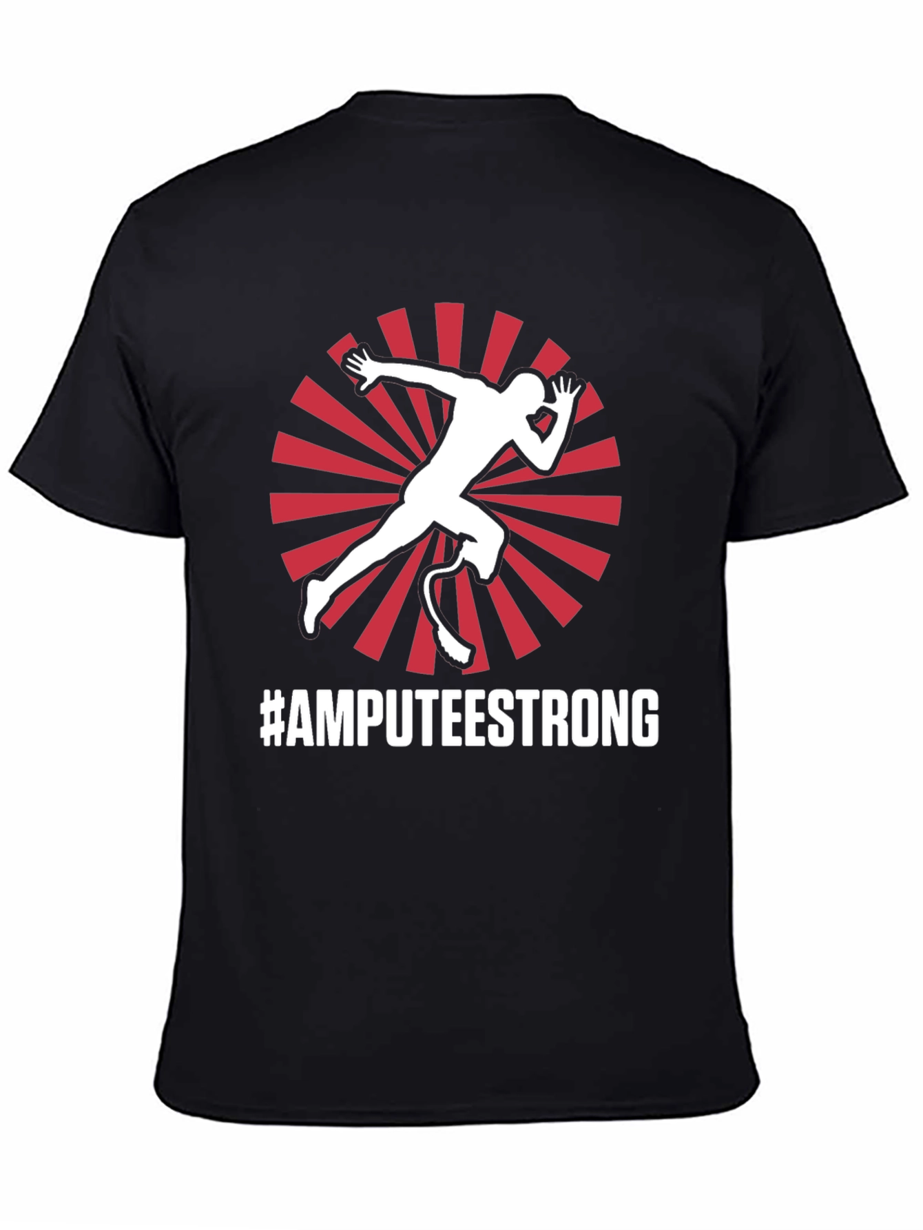 Amputee Strong Graphic T-Shirt - Inspirational Design