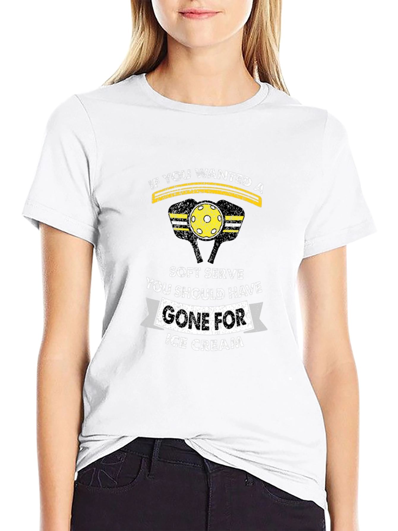 Soft Serve Pickleball T-Shirt - Funny Graphic Tee
