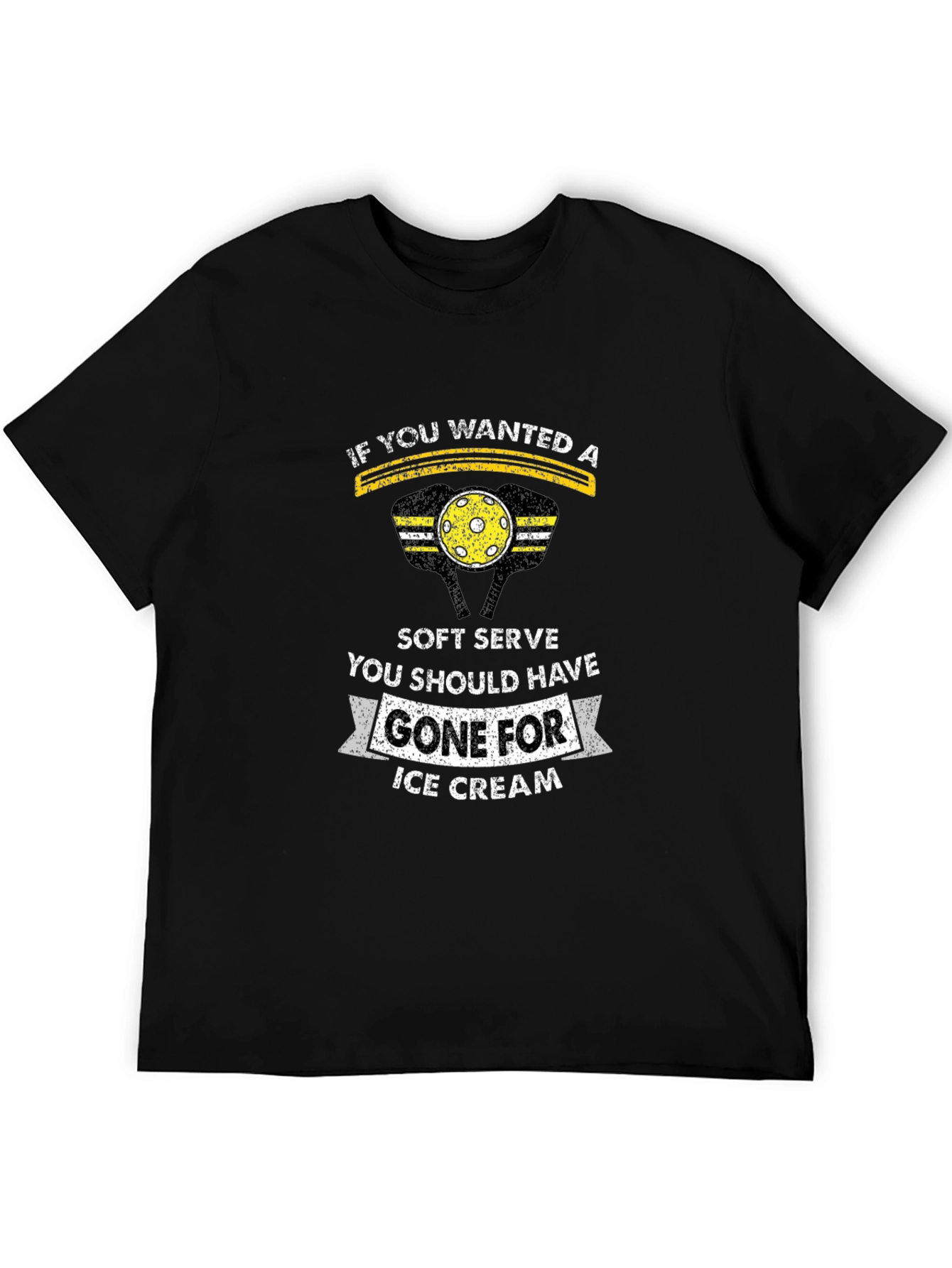 Soft Serve Pickleball T-Shirt - Funny Graphic Tee