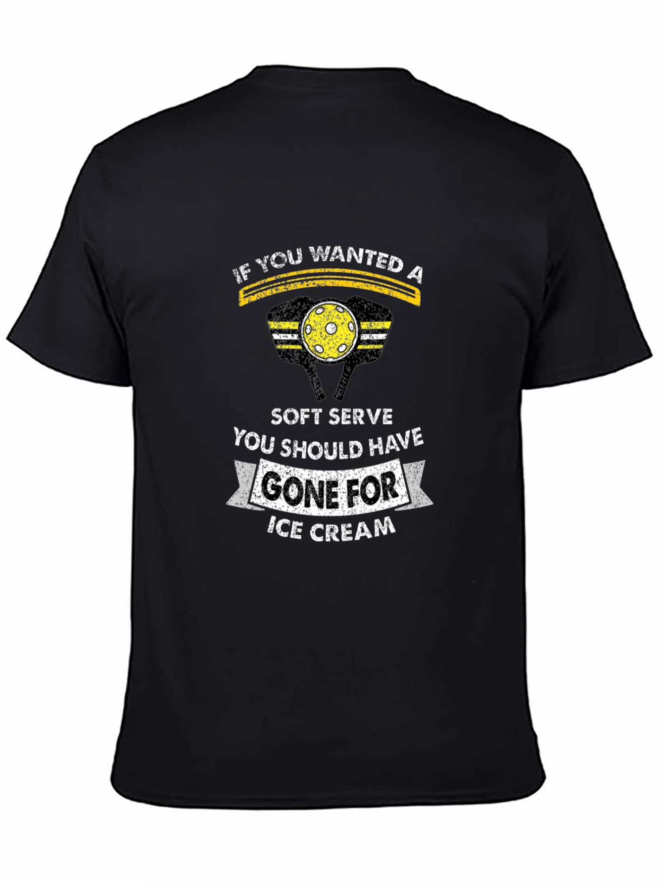 Soft Serve Pickleball T-Shirt - Funny Graphic Tee