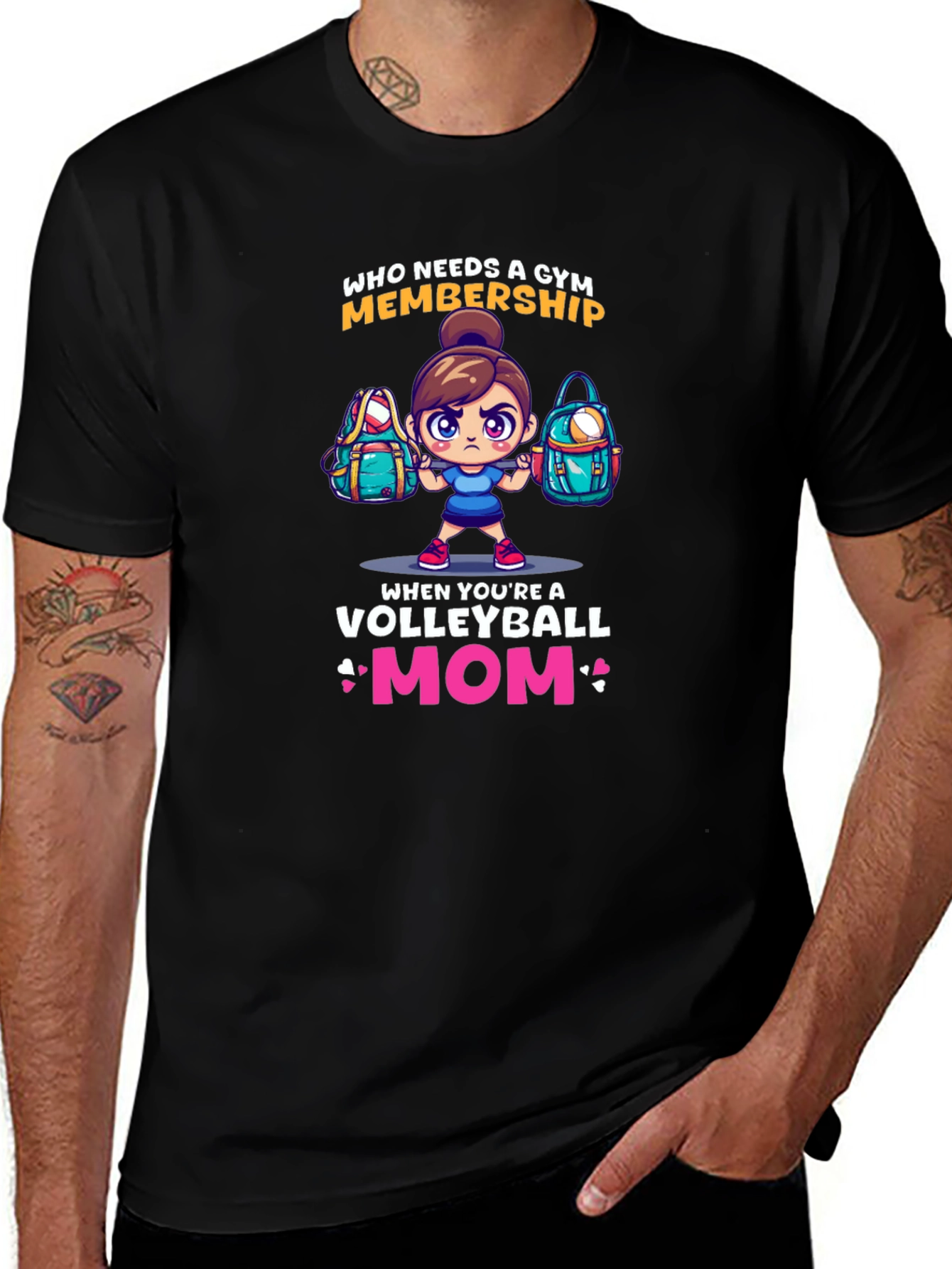 Volleyball Mom T-Shirt - Gym Alternative
