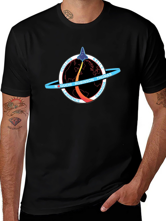 Astronaut Crew Mission Graphic T-Shirt