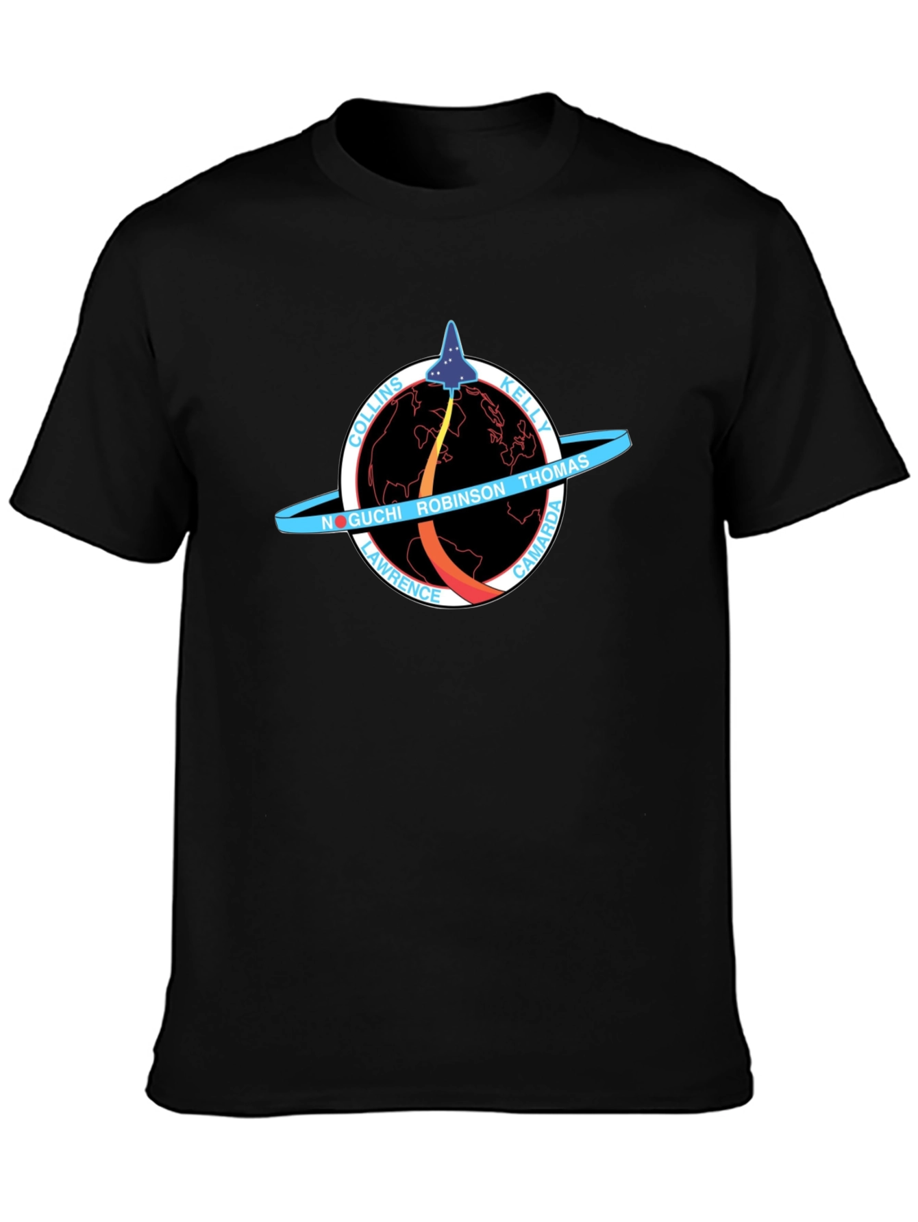 Astronaut Crew Mission Graphic T-Shirt