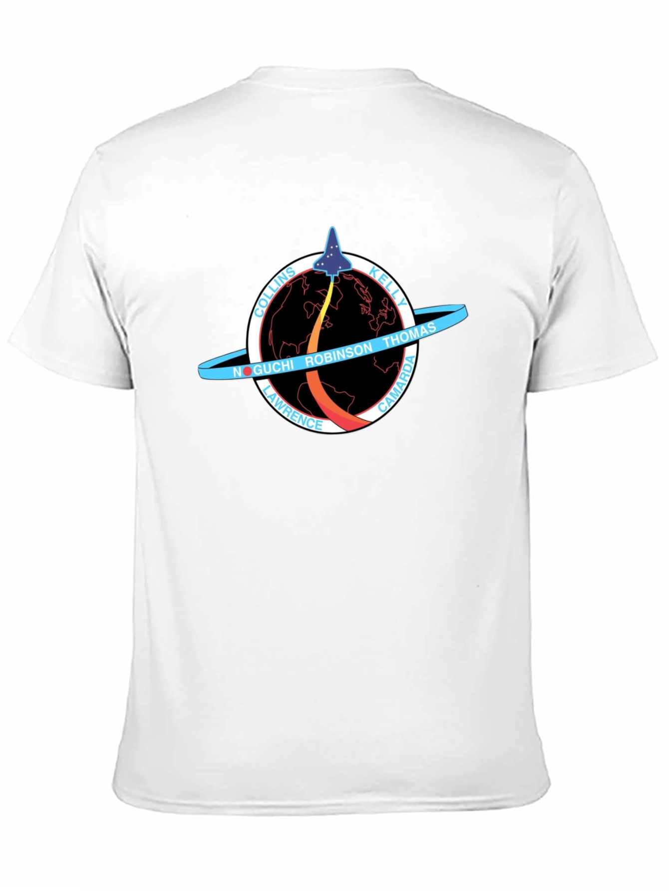Astronaut Crew Mission Graphic T-Shirt