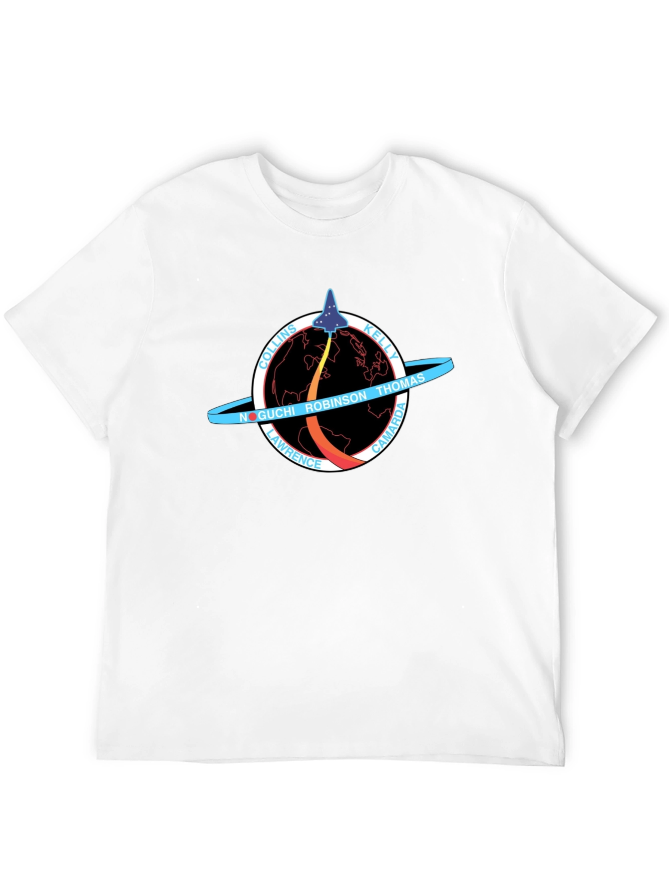 Astronaut Crew Mission Graphic T-Shirt