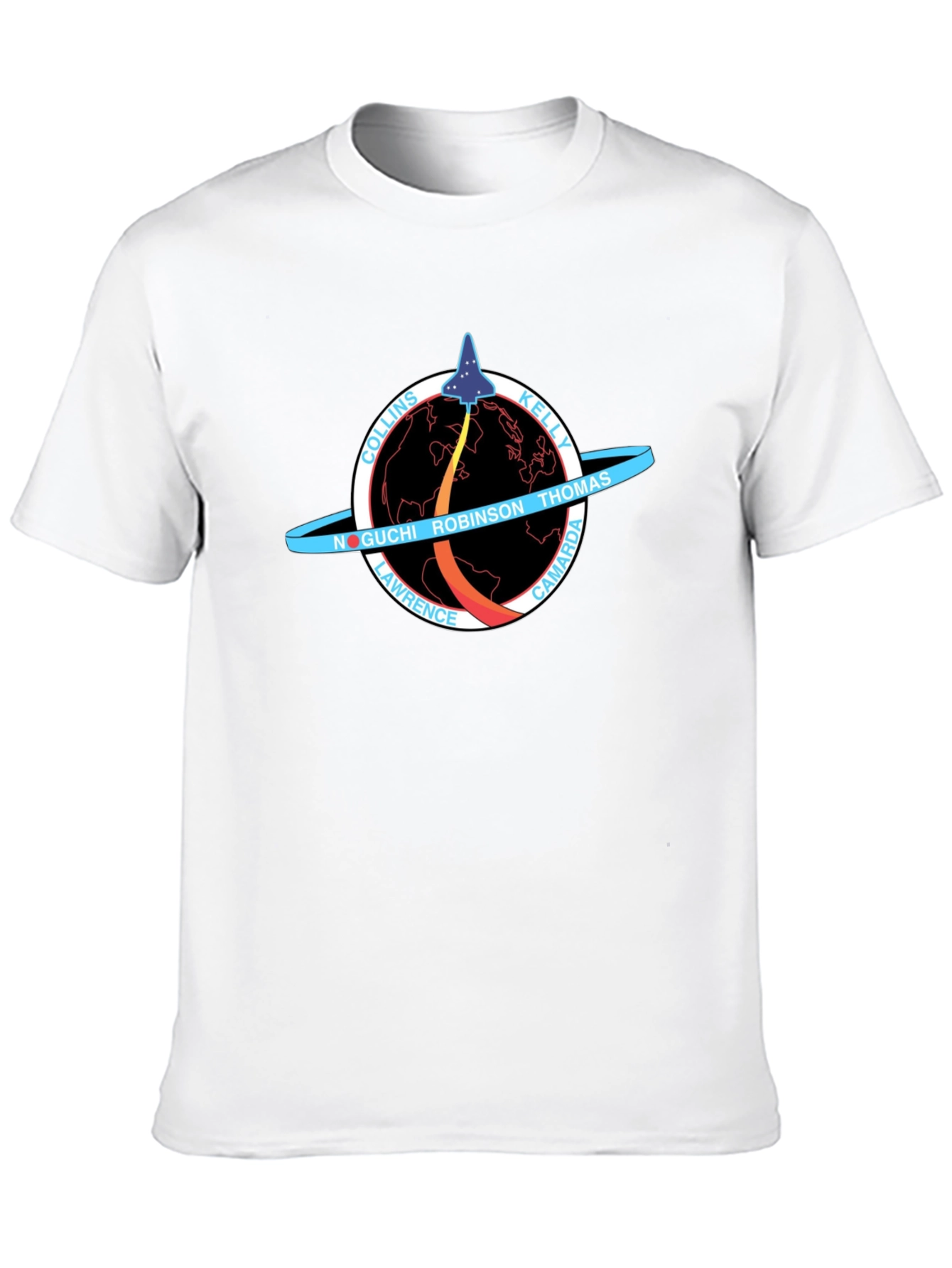 Astronaut Crew Mission Graphic T-Shirt