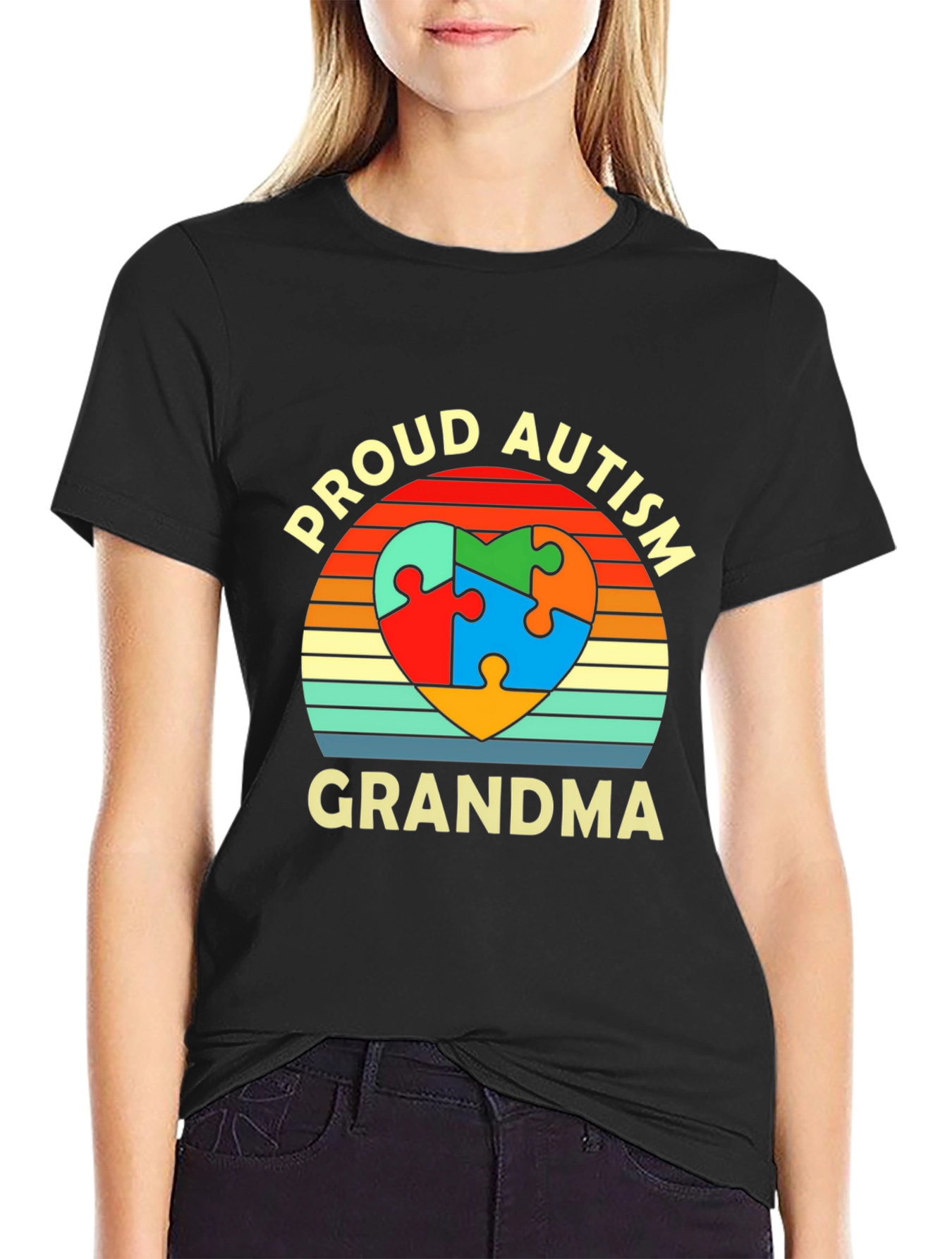 Proud Autism Grandma T-Shirt