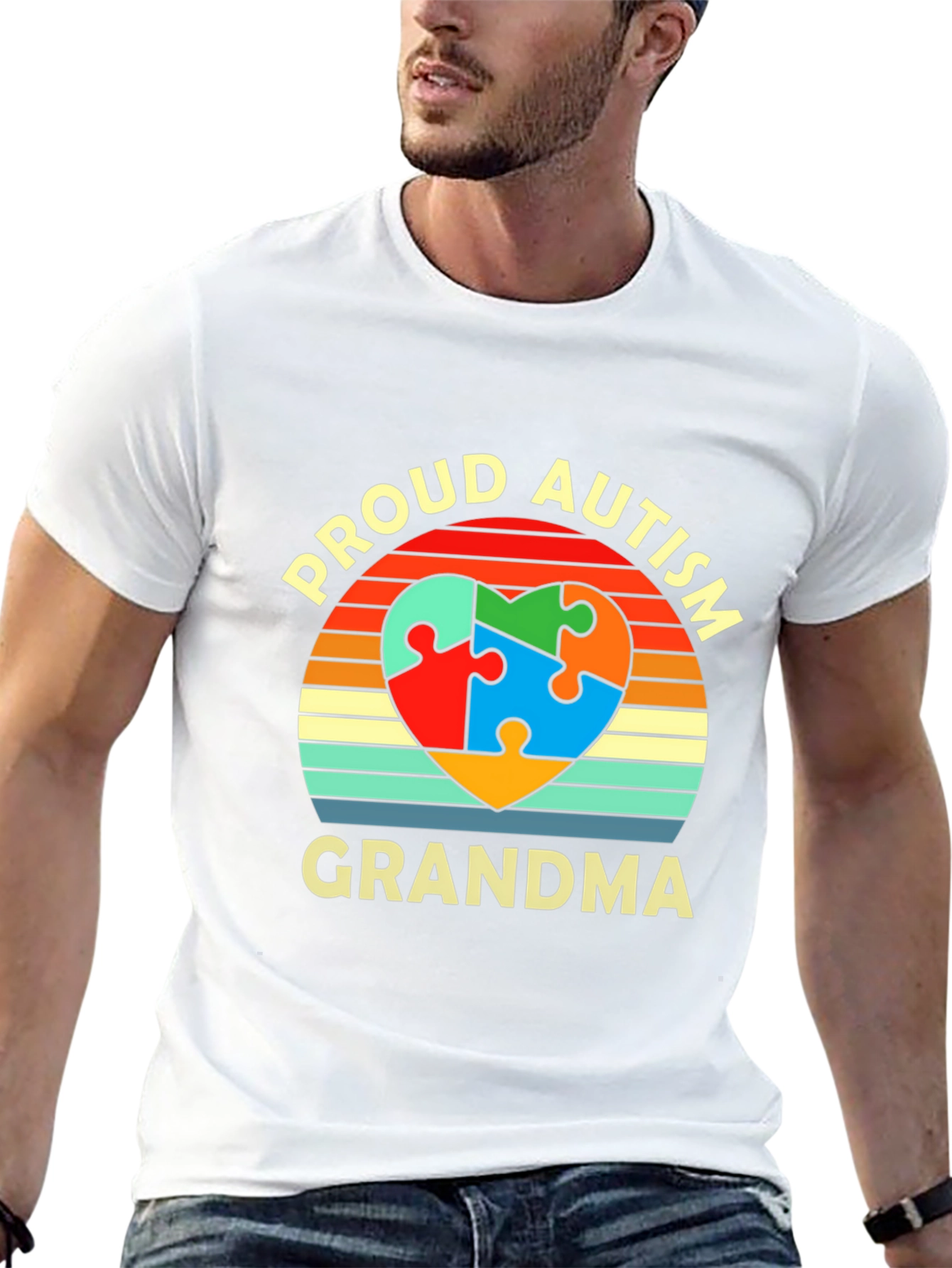 Proud Autism Grandma T-Shirt