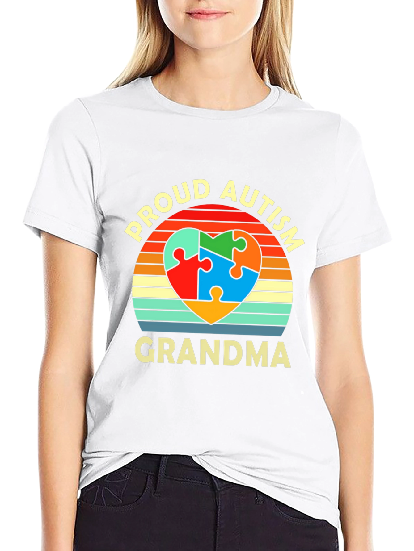 Proud Autism Grandma T-Shirt