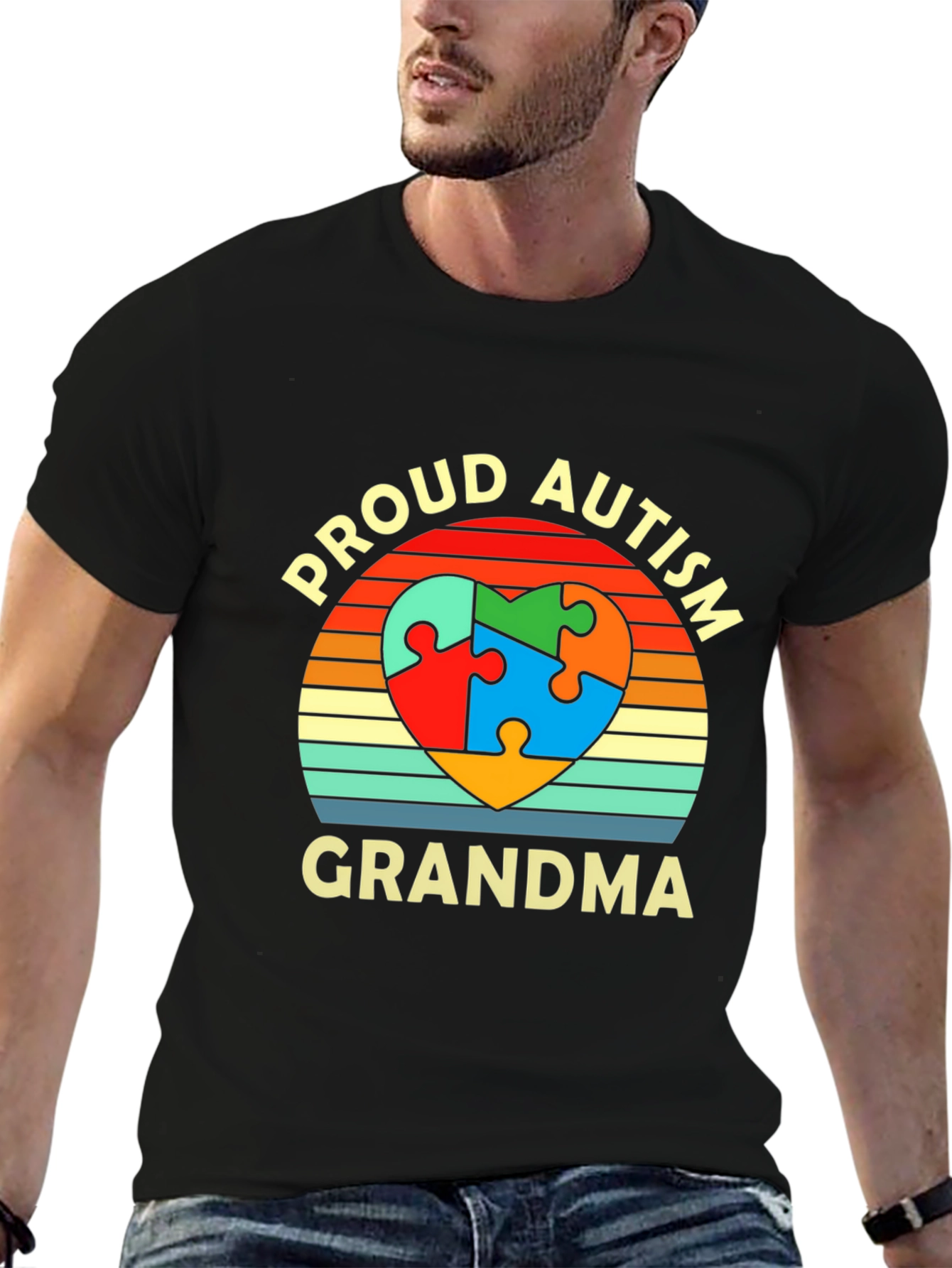 Proud Autism Grandma T-Shirt