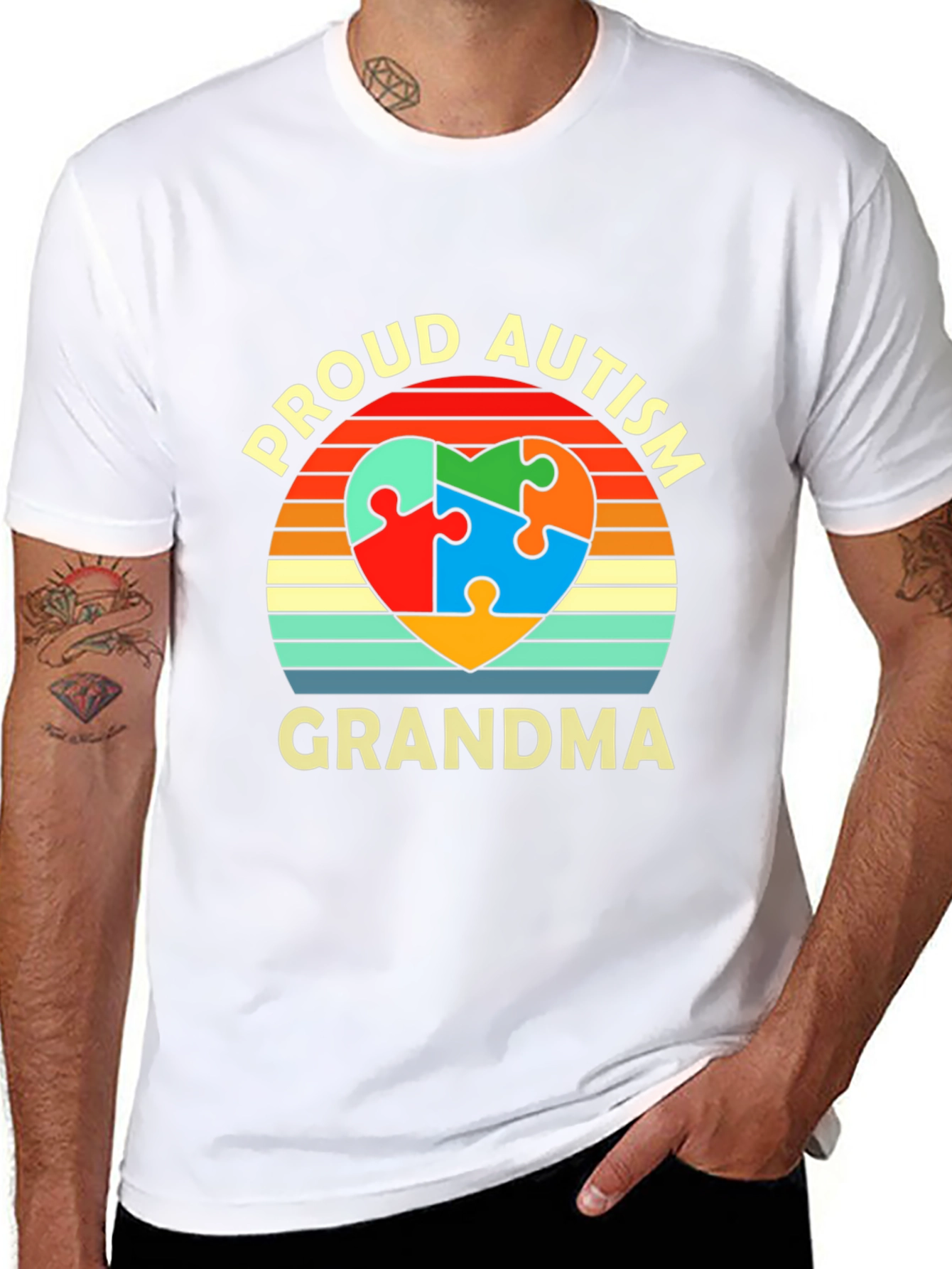 Proud Autism Grandma T-Shirt