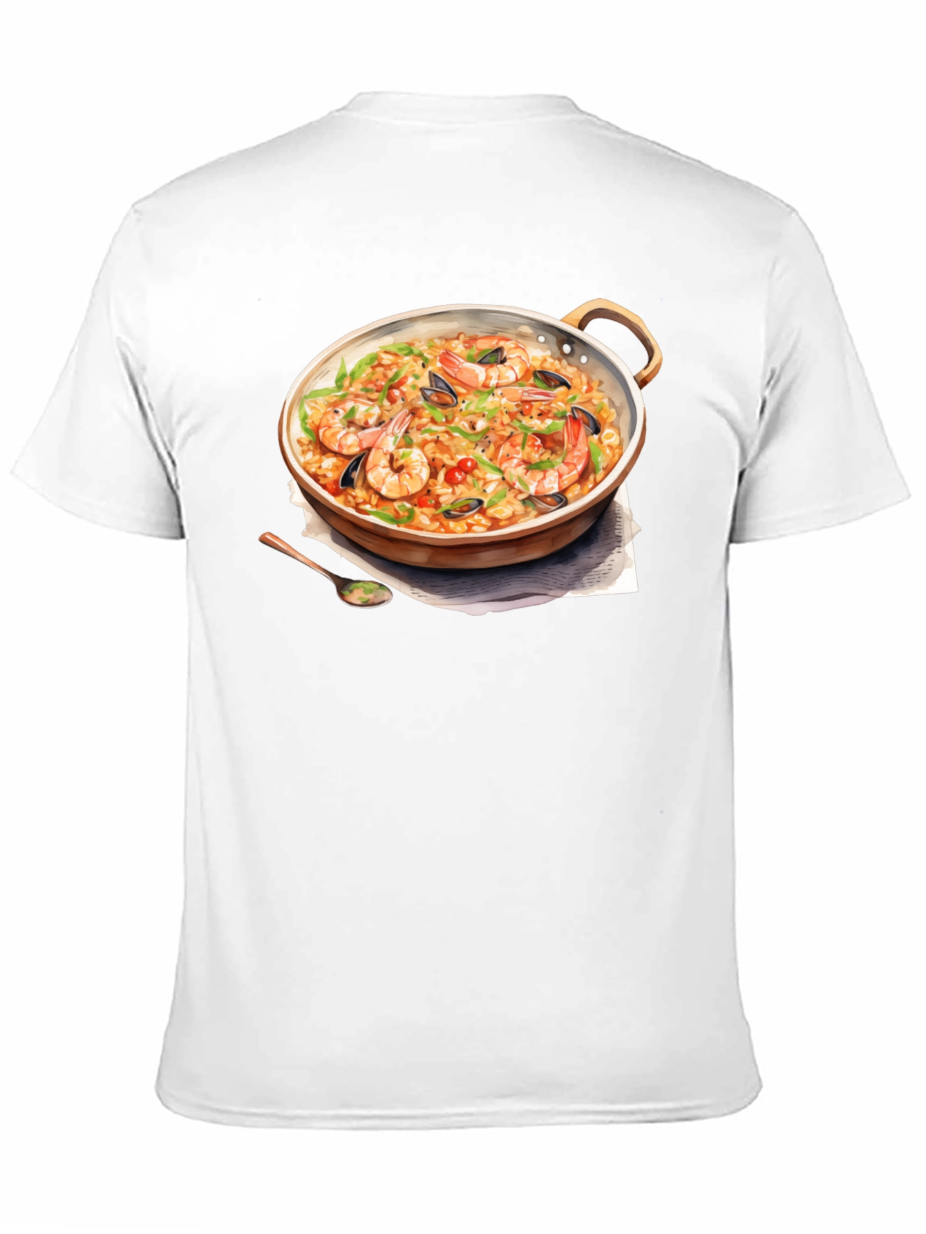Paella Print T-Shirt - Foodie Fashion