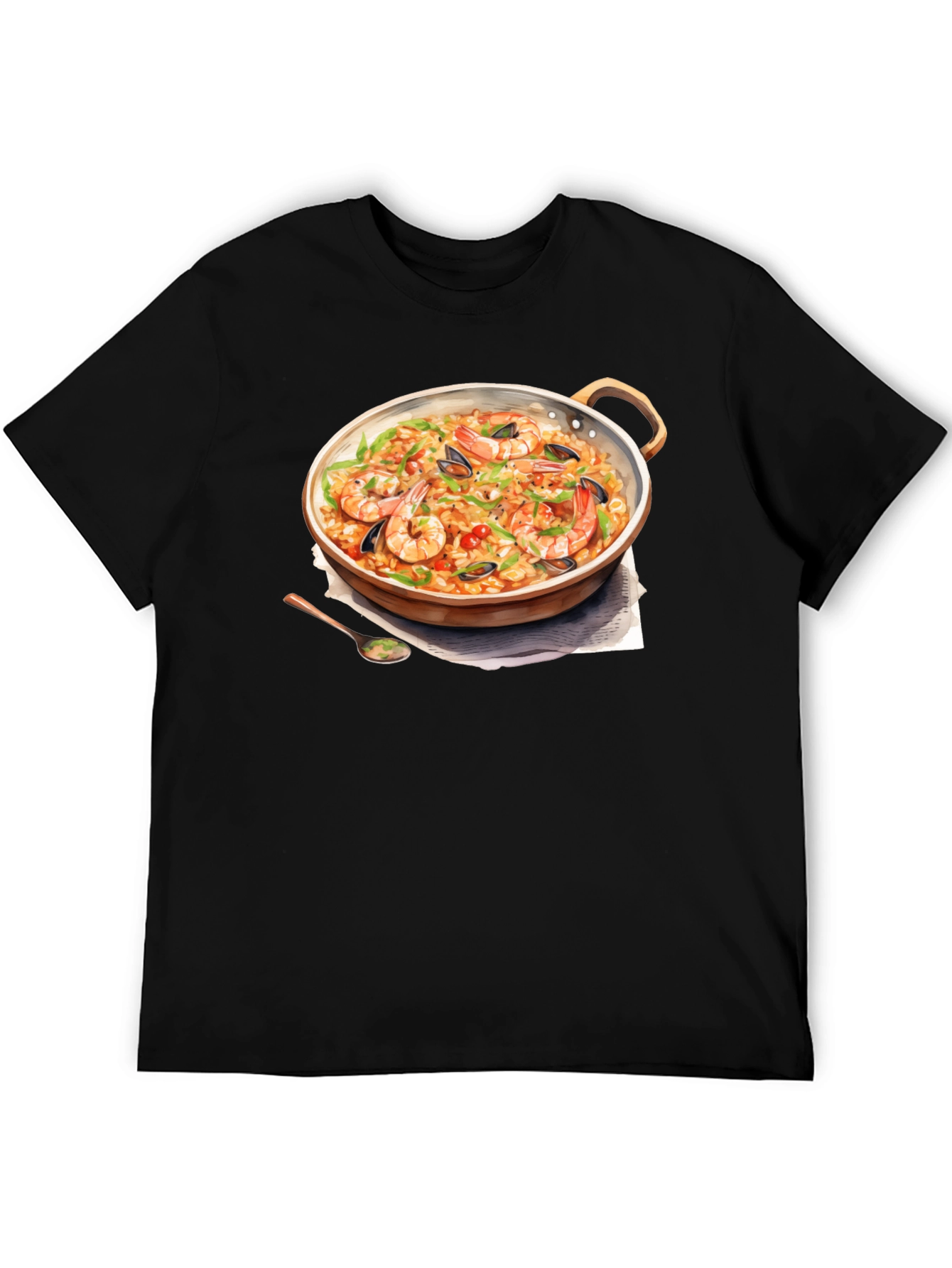 Paella Print T-Shirt - Foodie Fashion