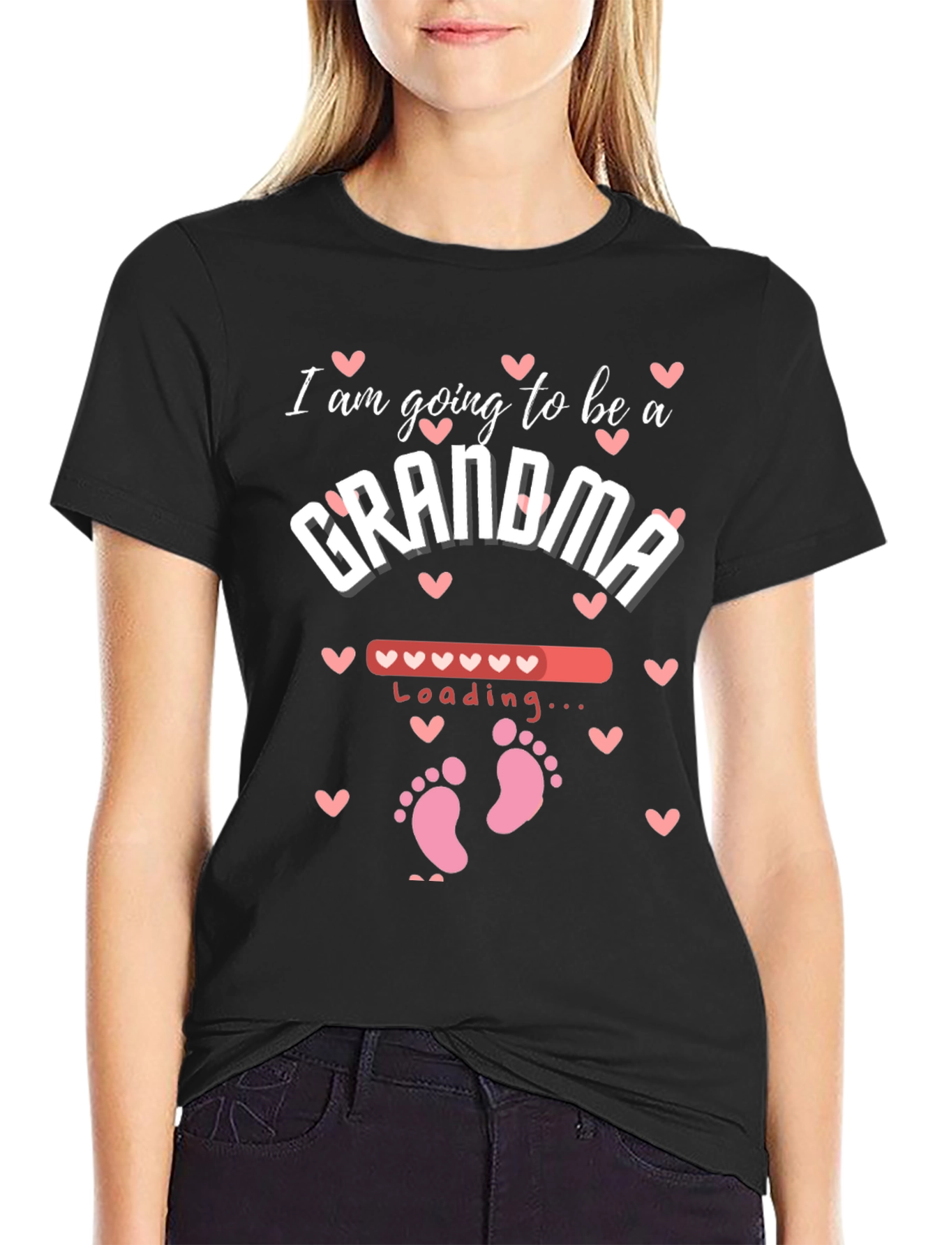 Grandma Loading T-Shirt Pregnancy Reveal