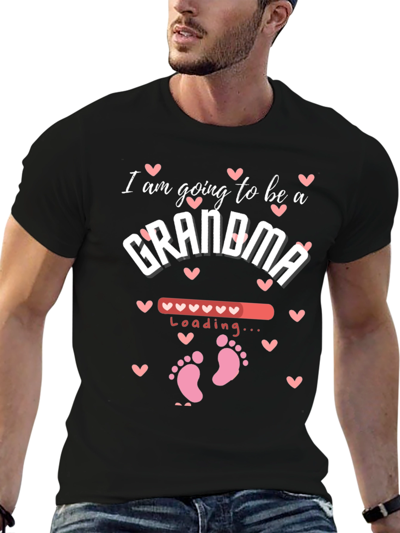 Grandma Loading T-Shirt Pregnancy Reveal