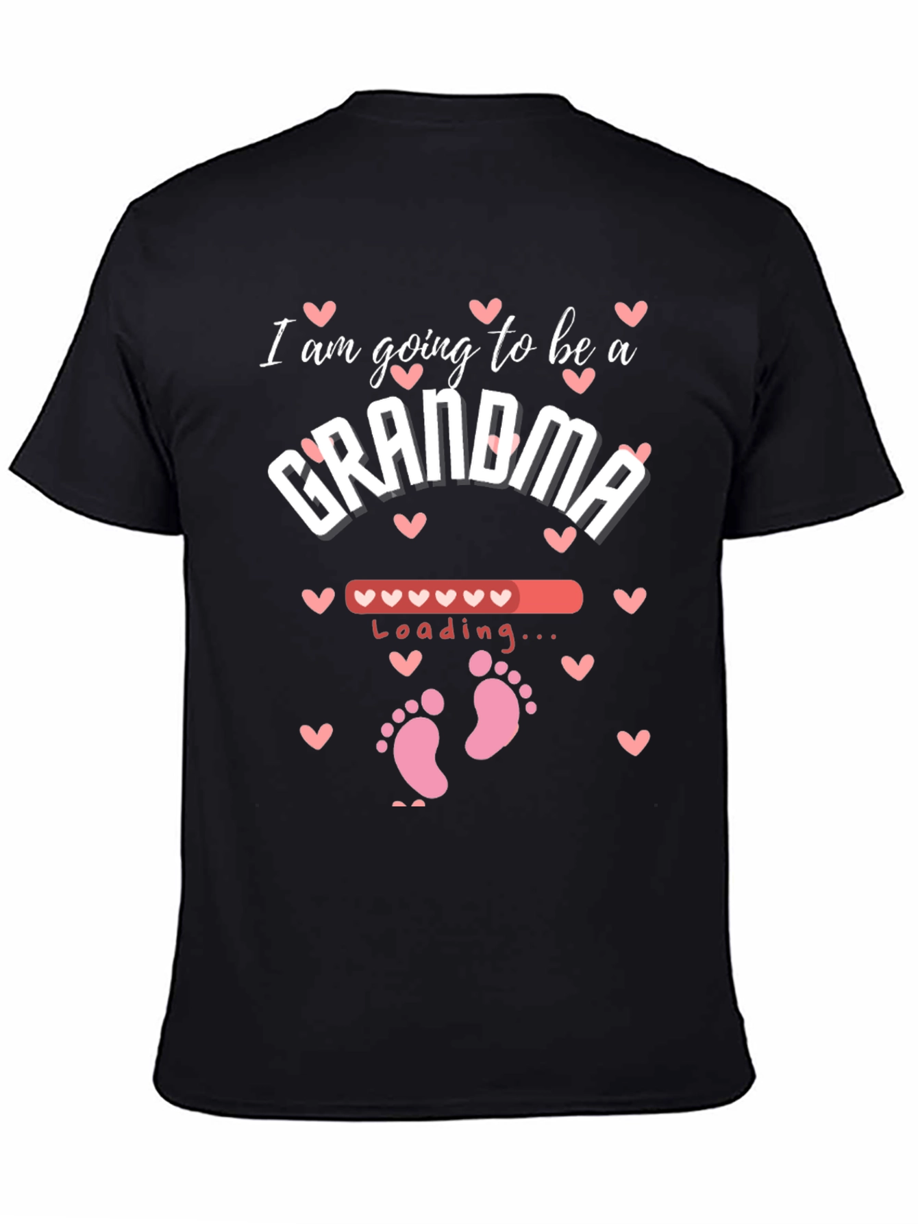Grandma Loading T-Shirt Pregnancy Reveal