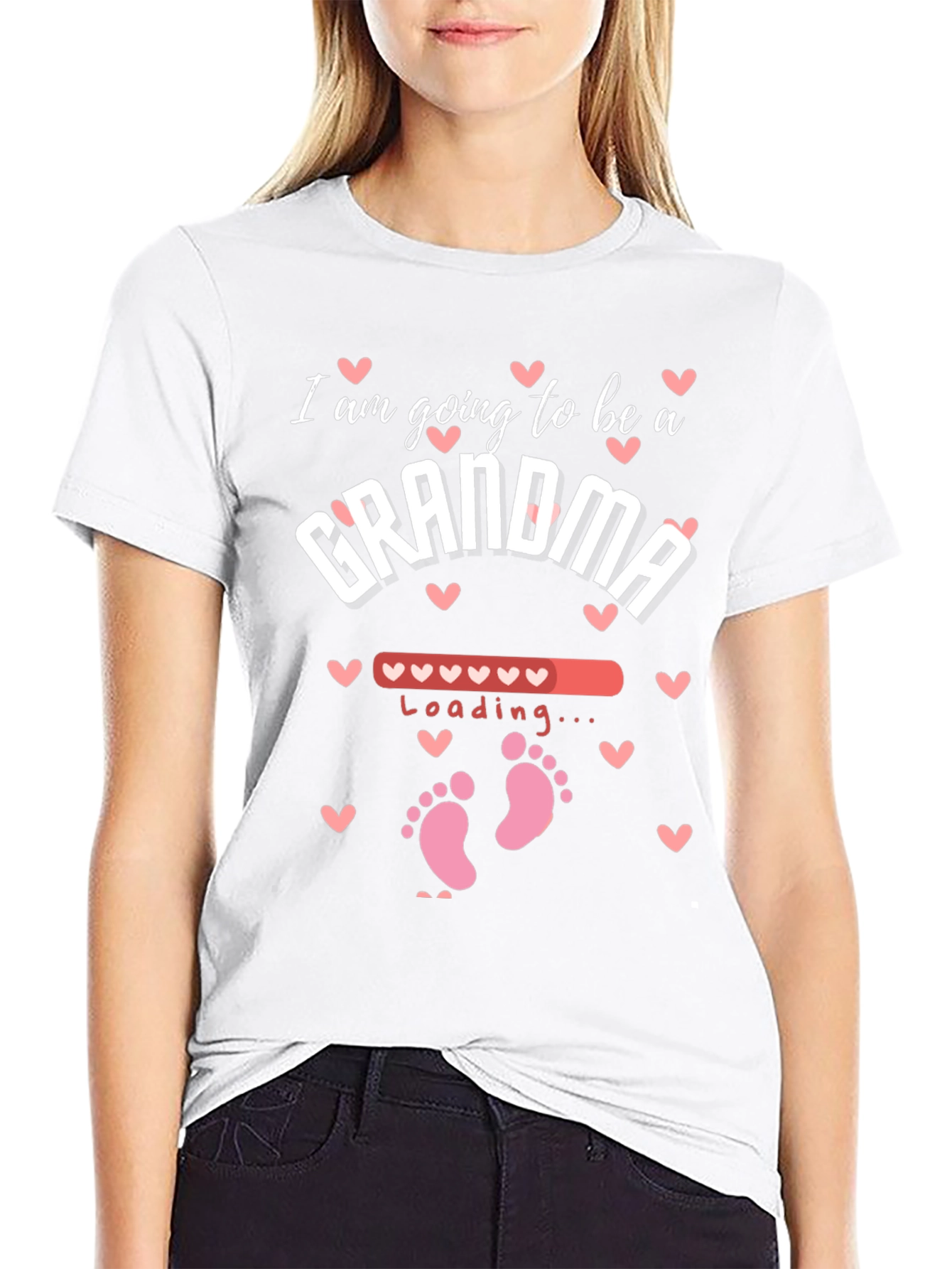 Grandma Loading T-Shirt Pregnancy Reveal