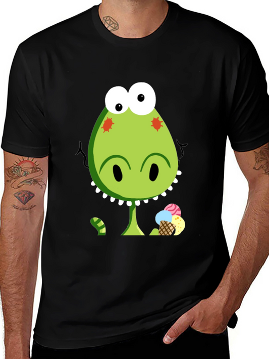 Dino Ice Cream T-Shirt - Fun & Unique Design