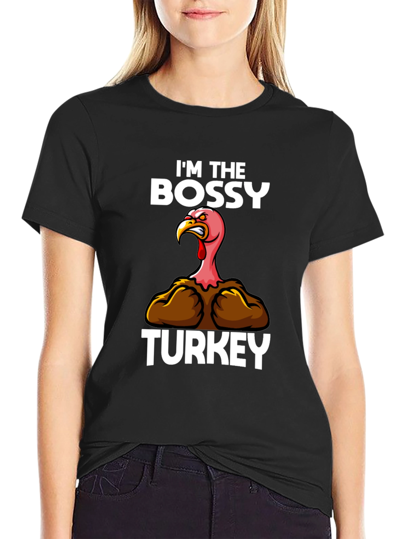 Im The Bossy Turkey Graphic T-Shirt