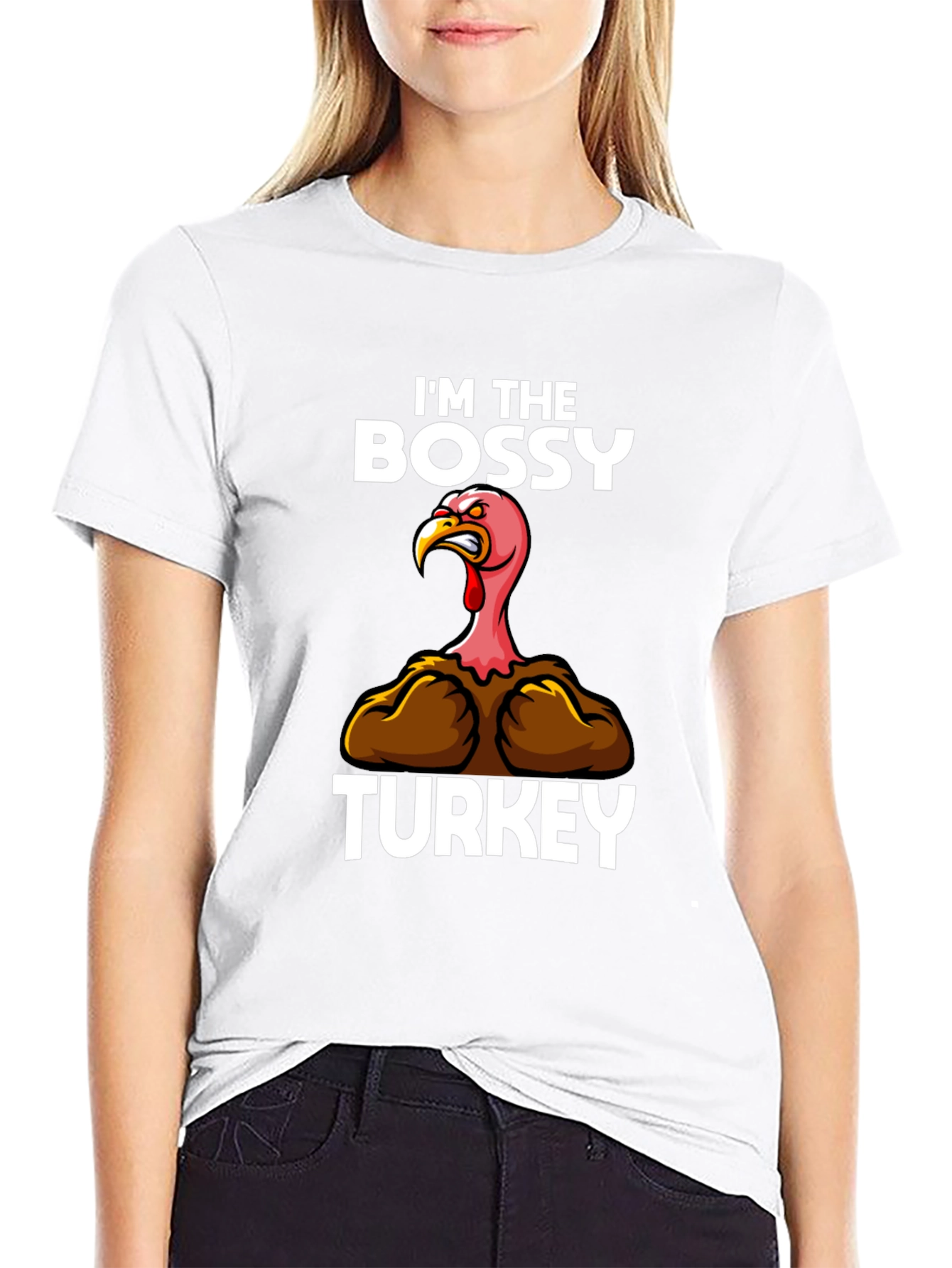Im The Bossy Turkey Graphic T-Shirt