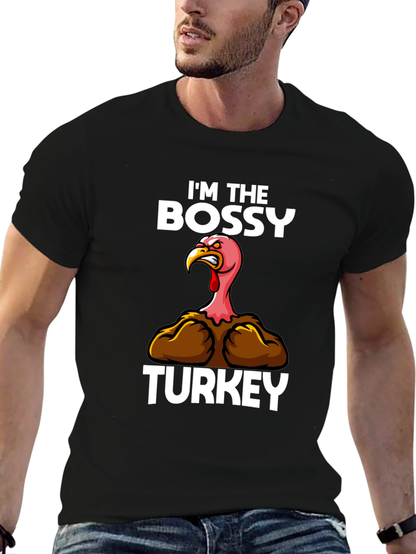 Im The Bossy Turkey Graphic T-Shirt