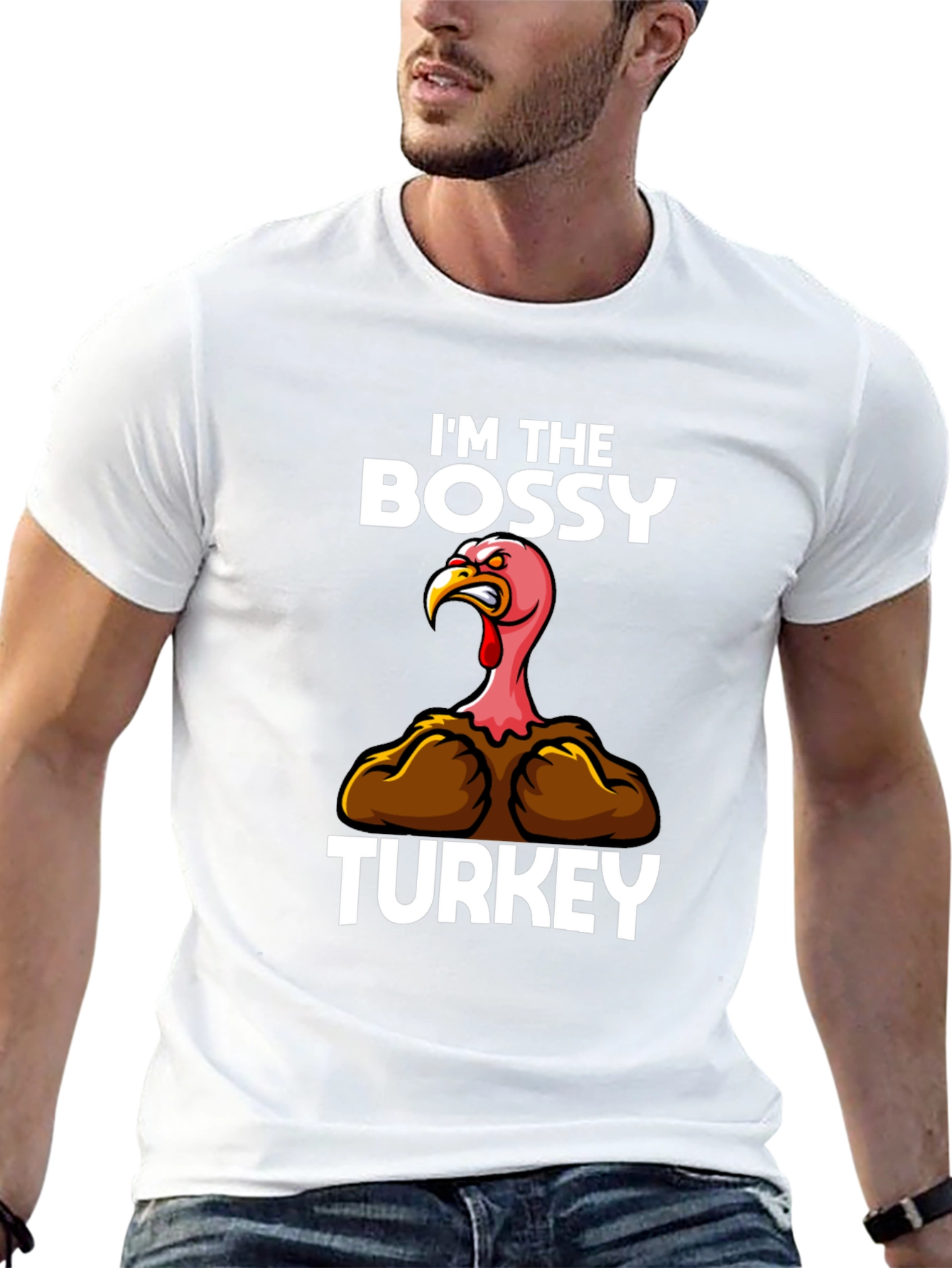Im The Bossy Turkey Graphic T-Shirt