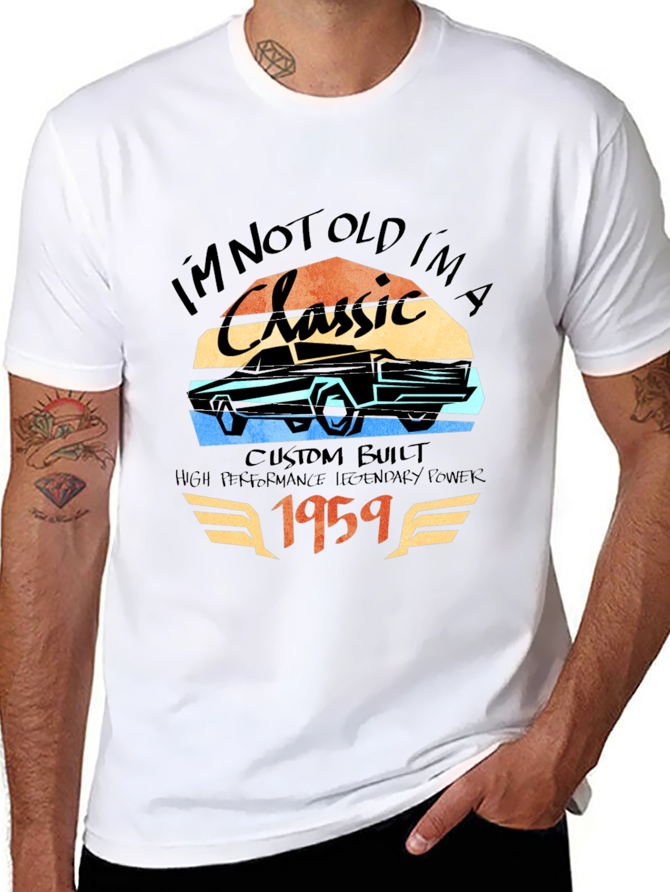 Classic 1959 Car Graphic T-Shirt